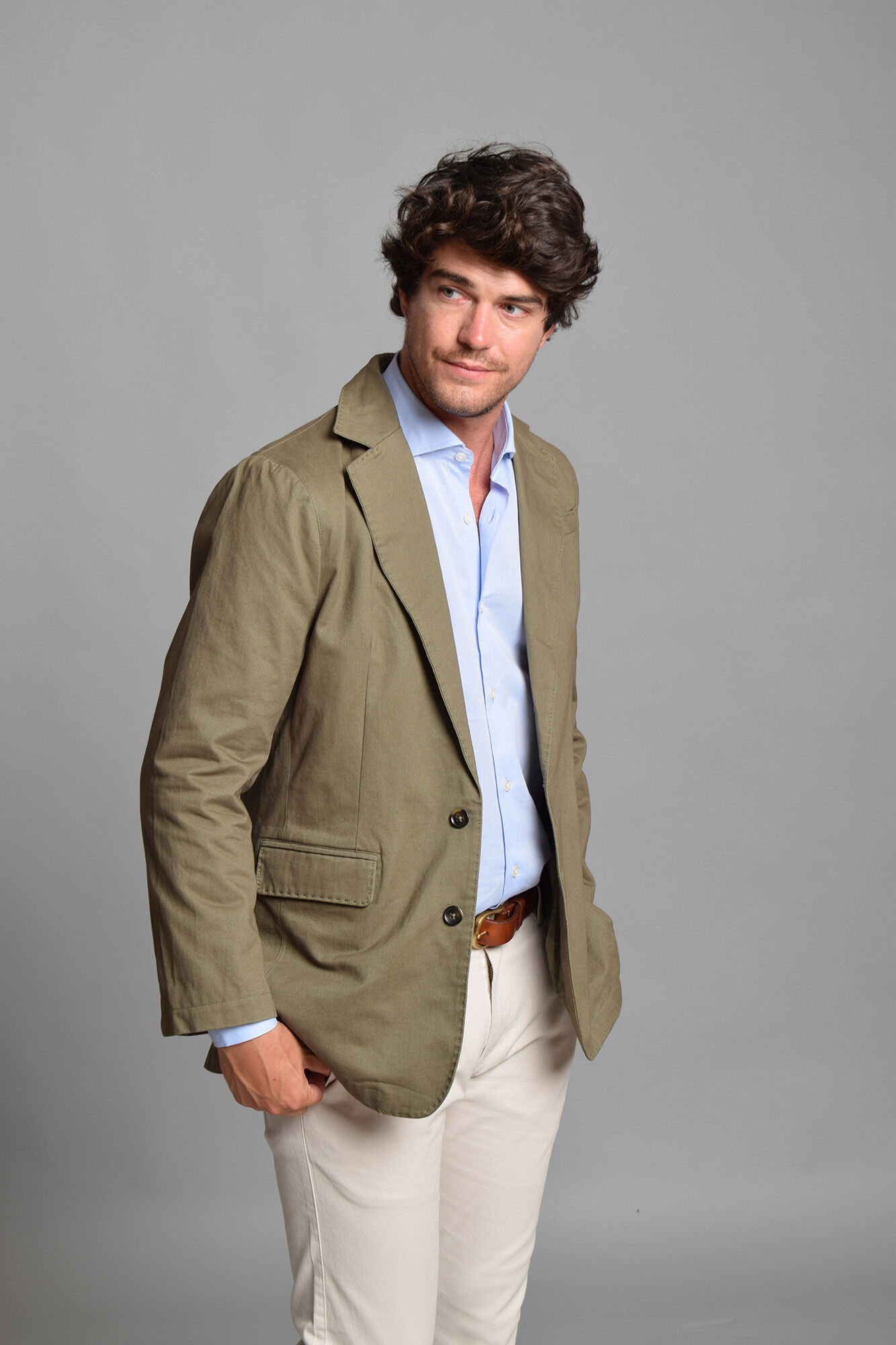Cloking Blazer Casual Verde