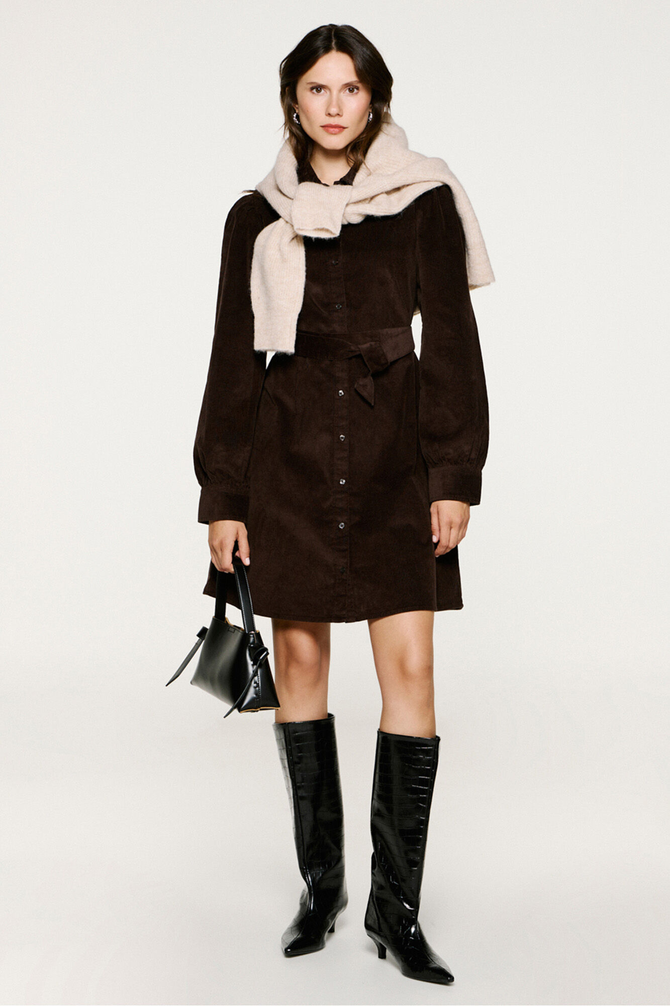 Selected Vestido micropana algod&oacute;n org&aacute;nico