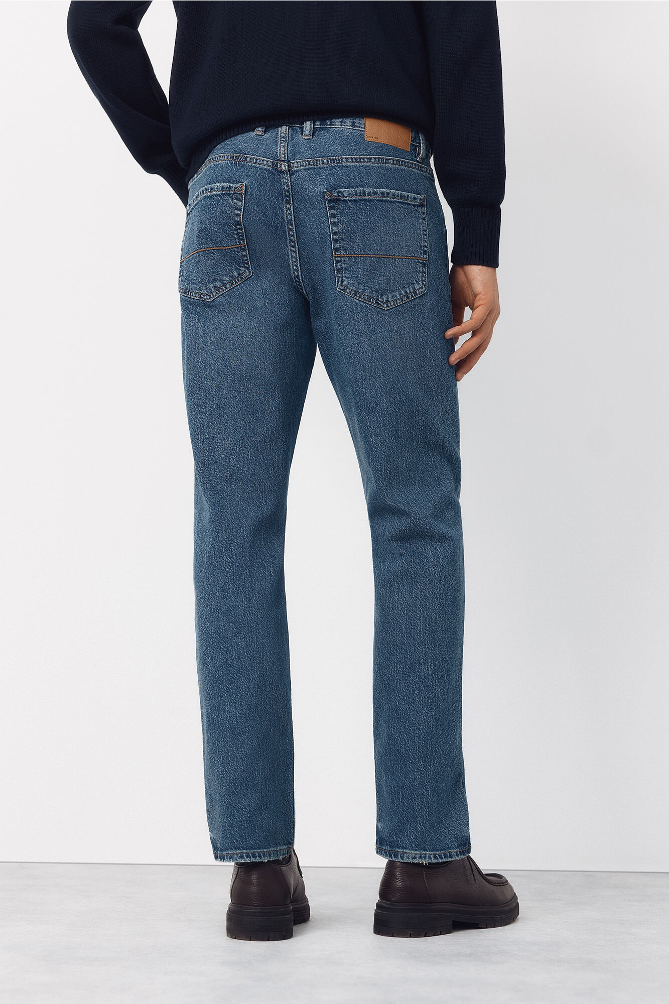 Cortefiel Regular fit jeans Blue