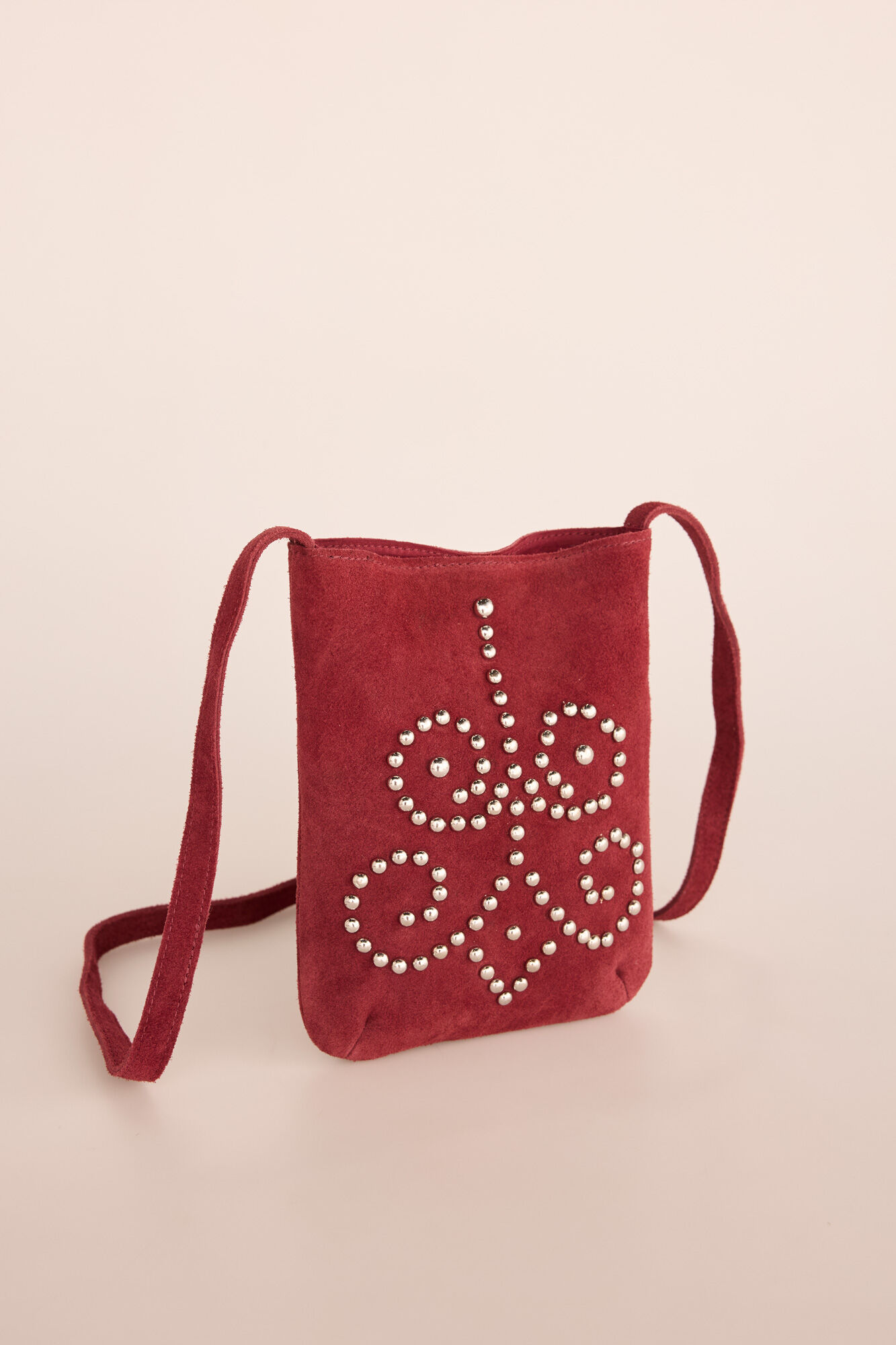 Slowlove Bolsa para telefone com tachas