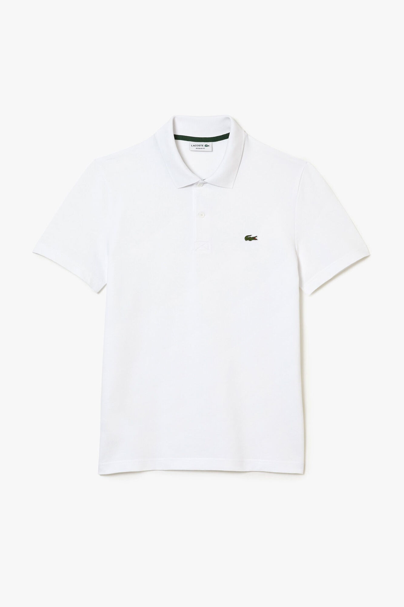 Lacoste Regular Fit Polyester Cotton Polo Shirt White