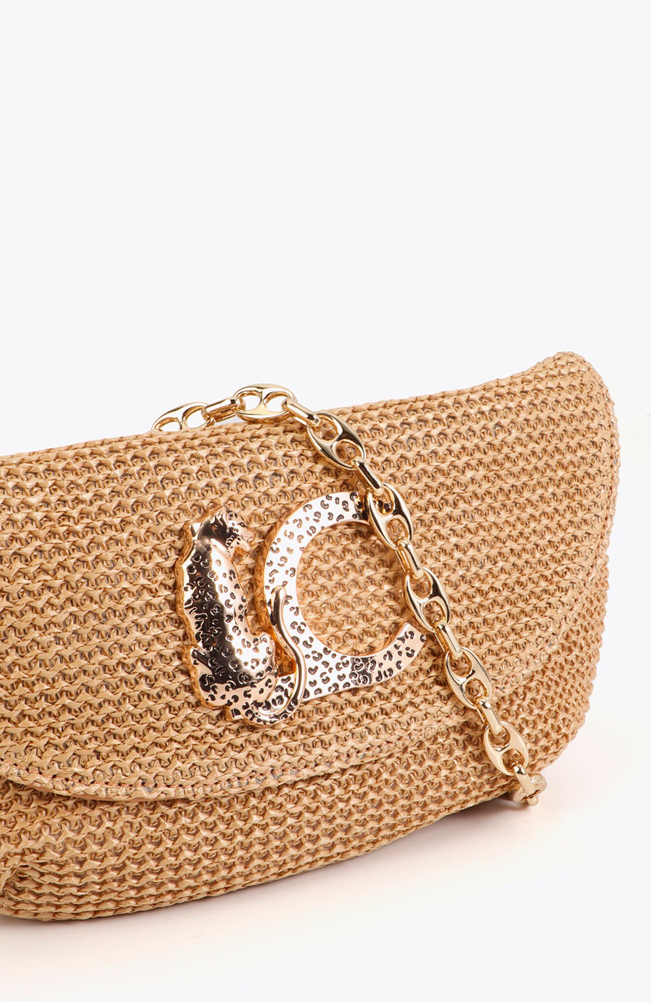 Lola Casademunt Mala de evento Ecru