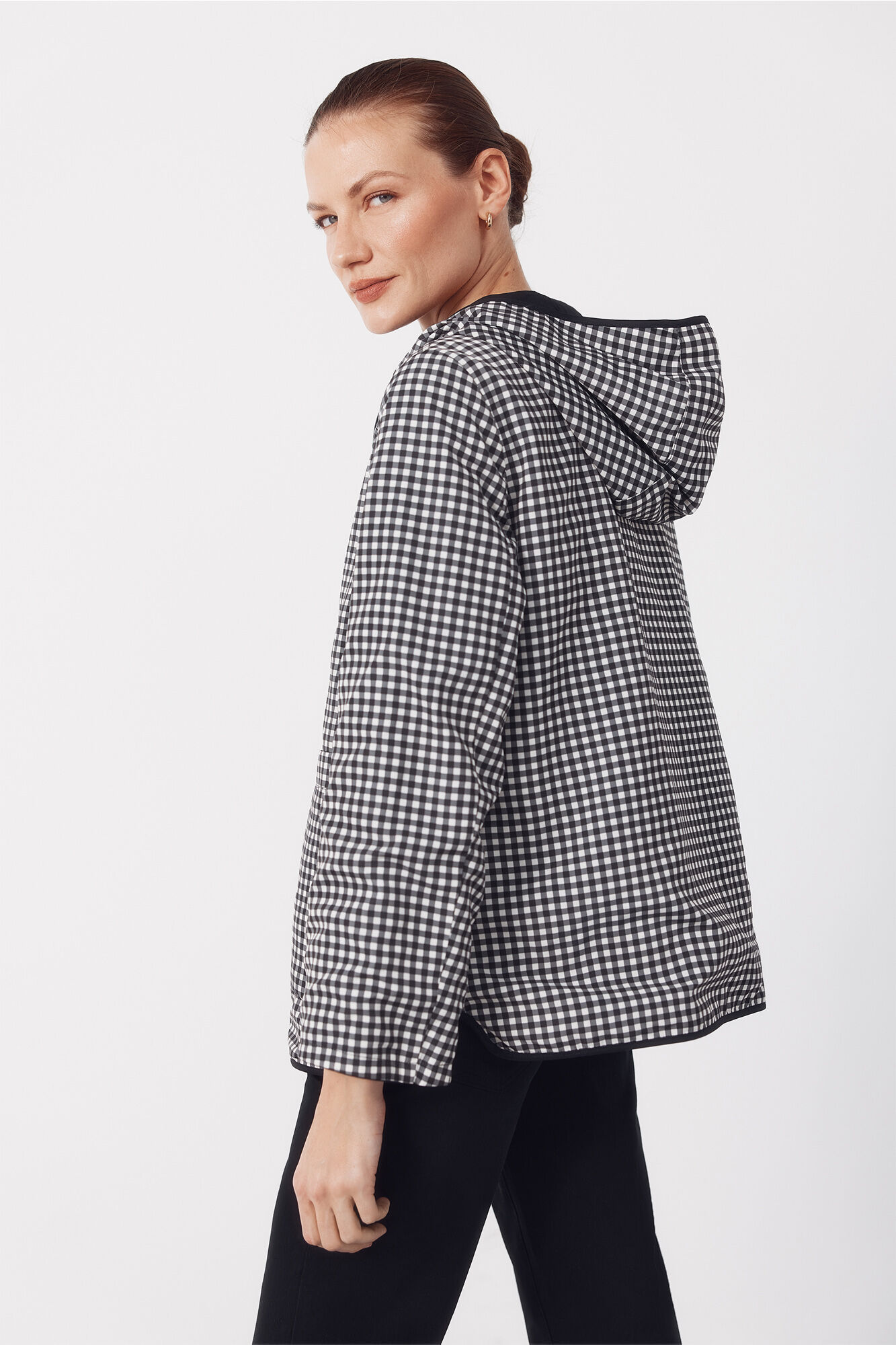 Cortefiel Parka revers&iacute;vel water repellent Cinzento