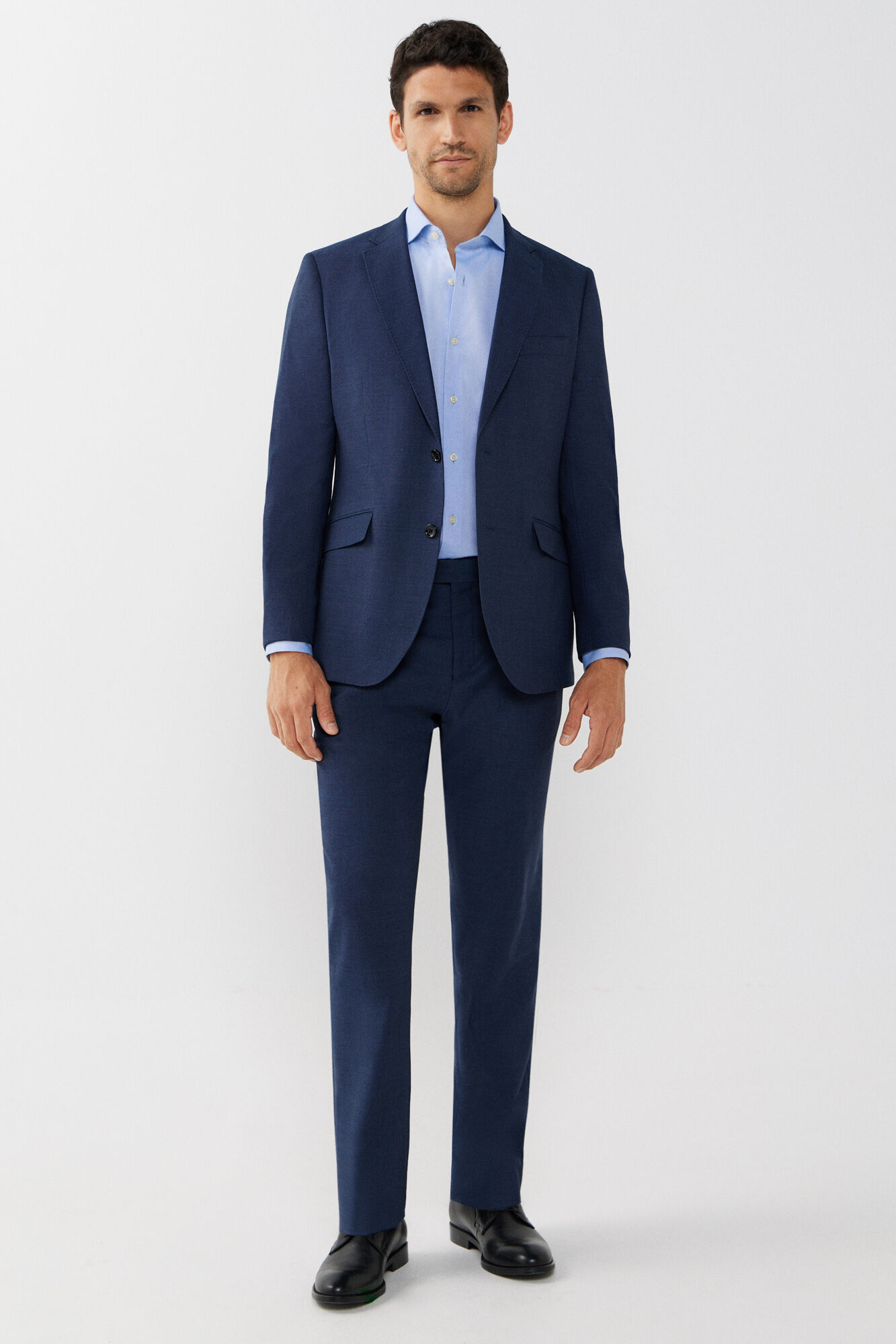 Cortefiel Blue slim fit blazer Blue
