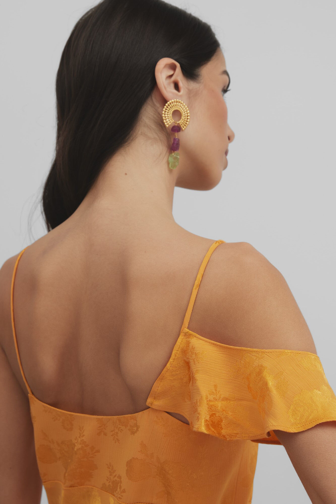 Silbon Vestido Event Collection Michaela Amarillo