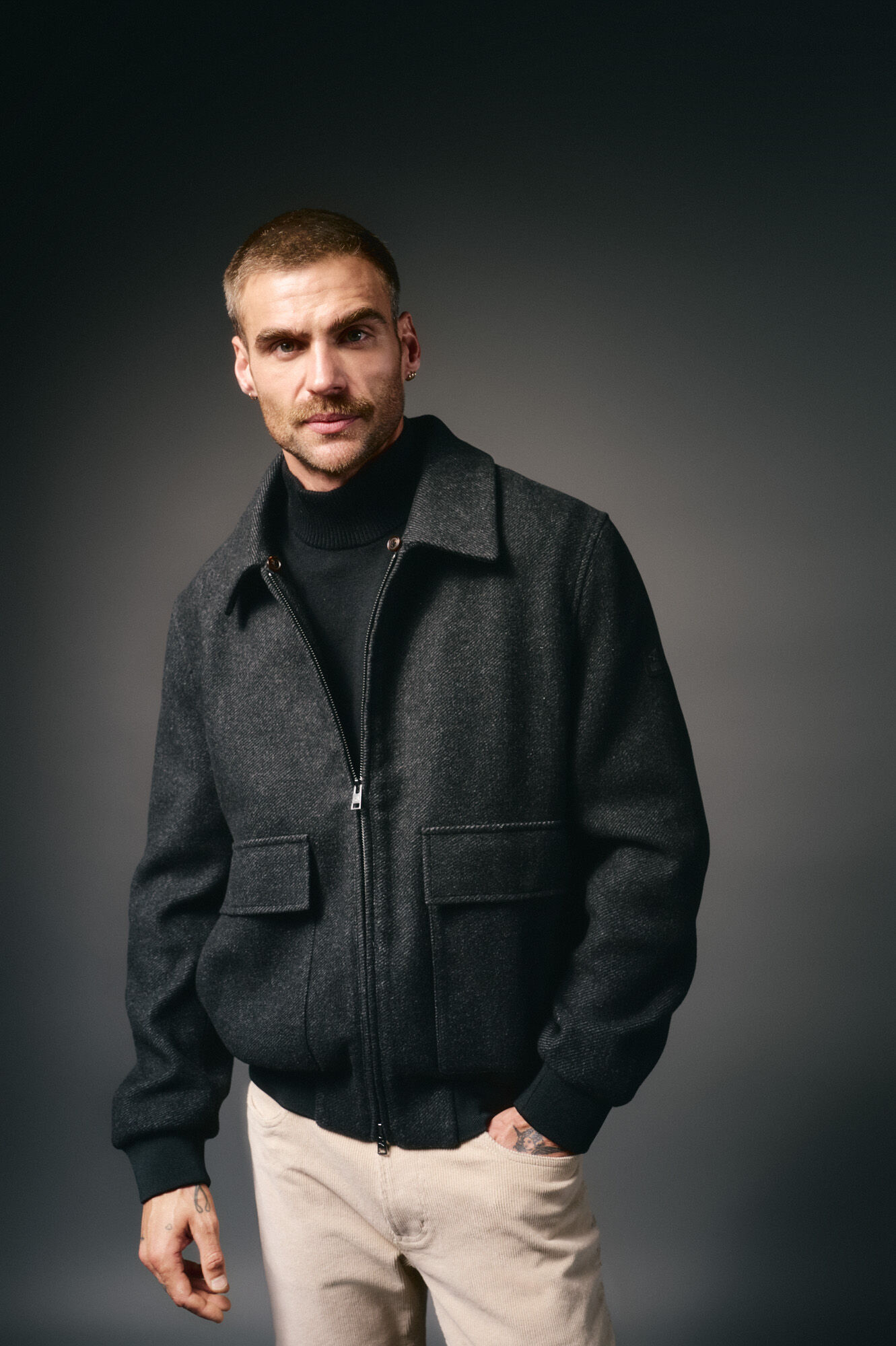 OOTO Casaco de l&atilde; borrego