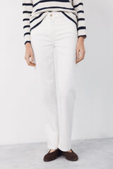 Cortefiel Jeans Sensational Recto White