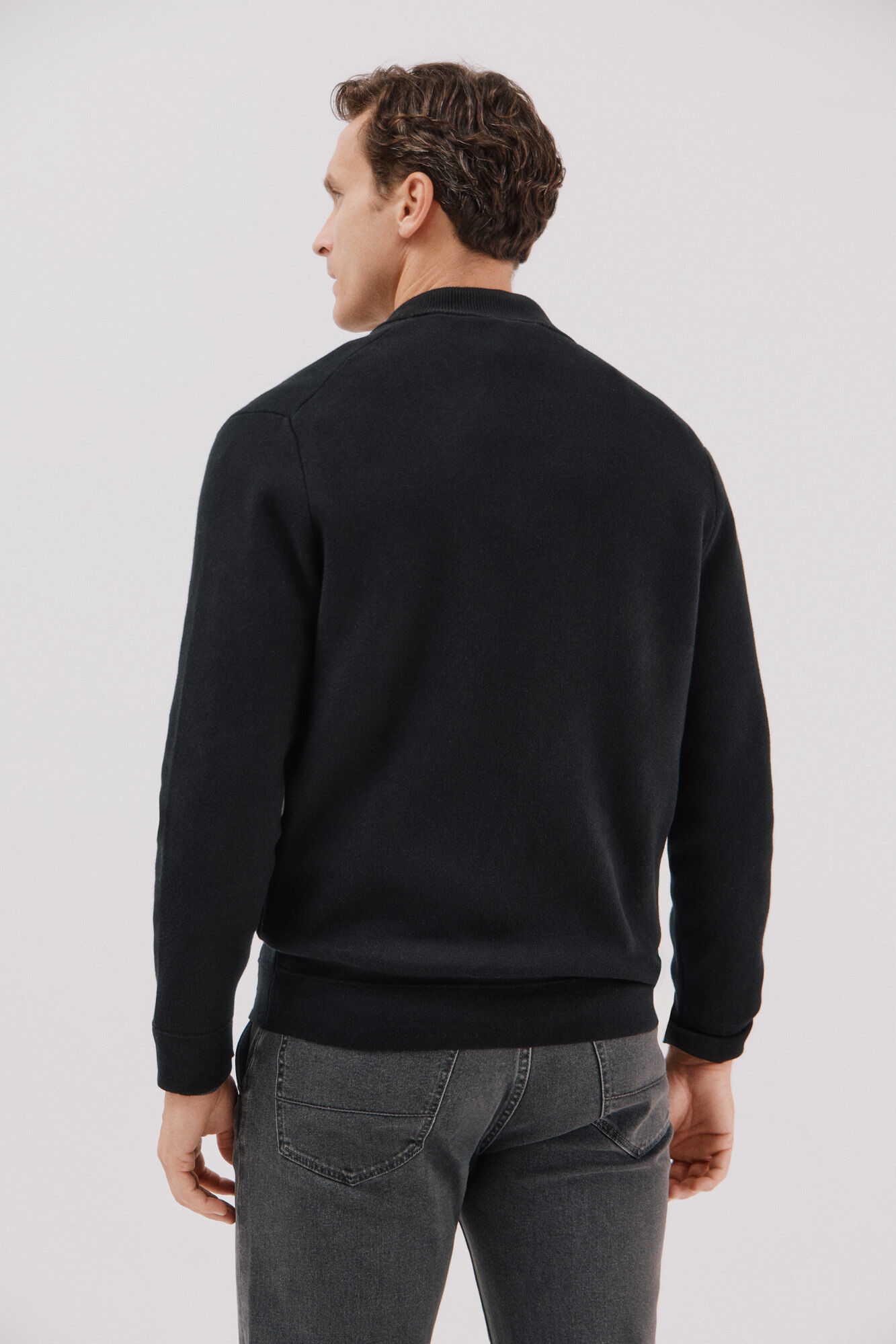 Cortefiel Christmas jersey-knit  Black