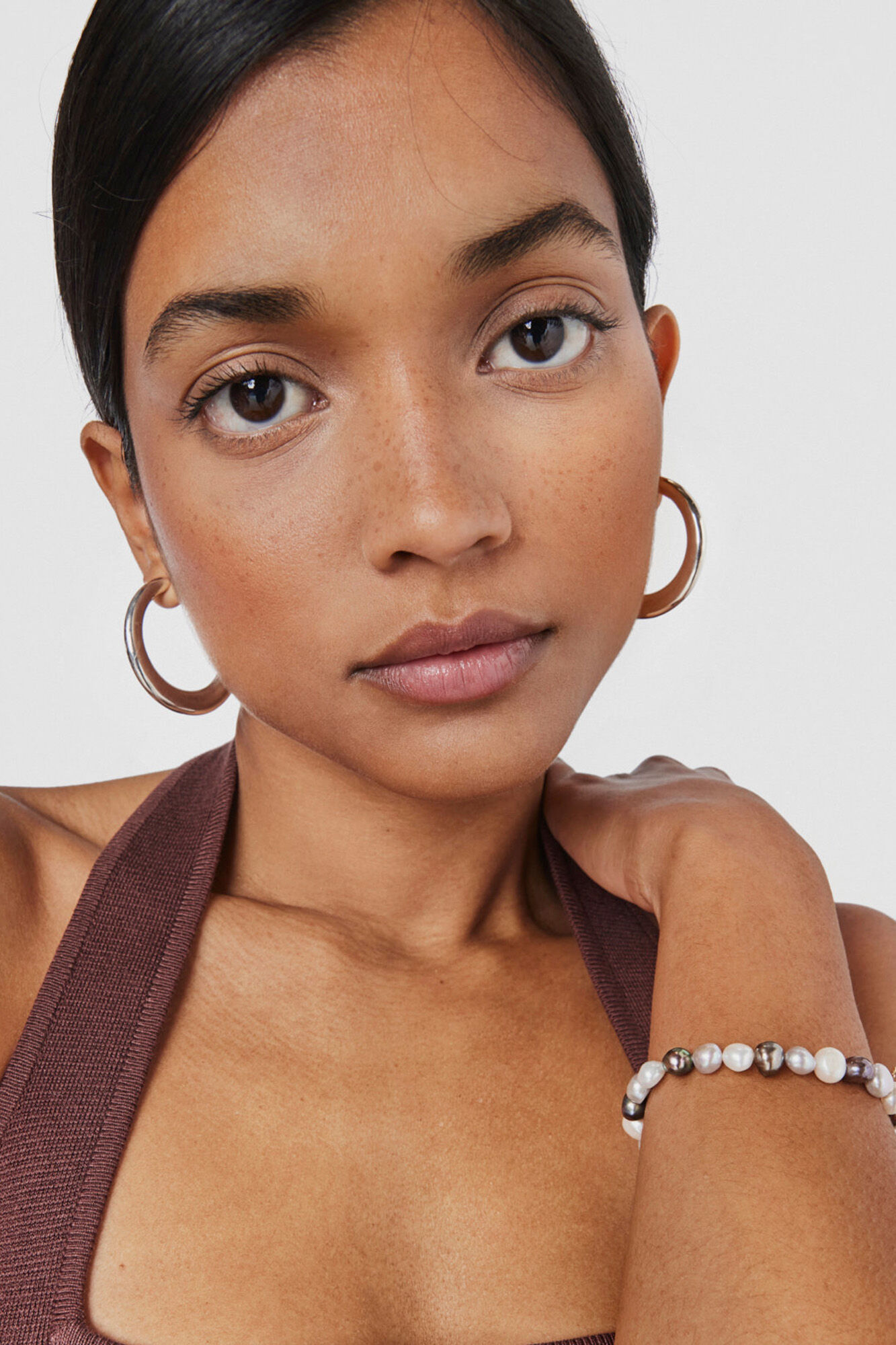 Tous Sweet Dolls gold bracelet with cultured Baroque pearls