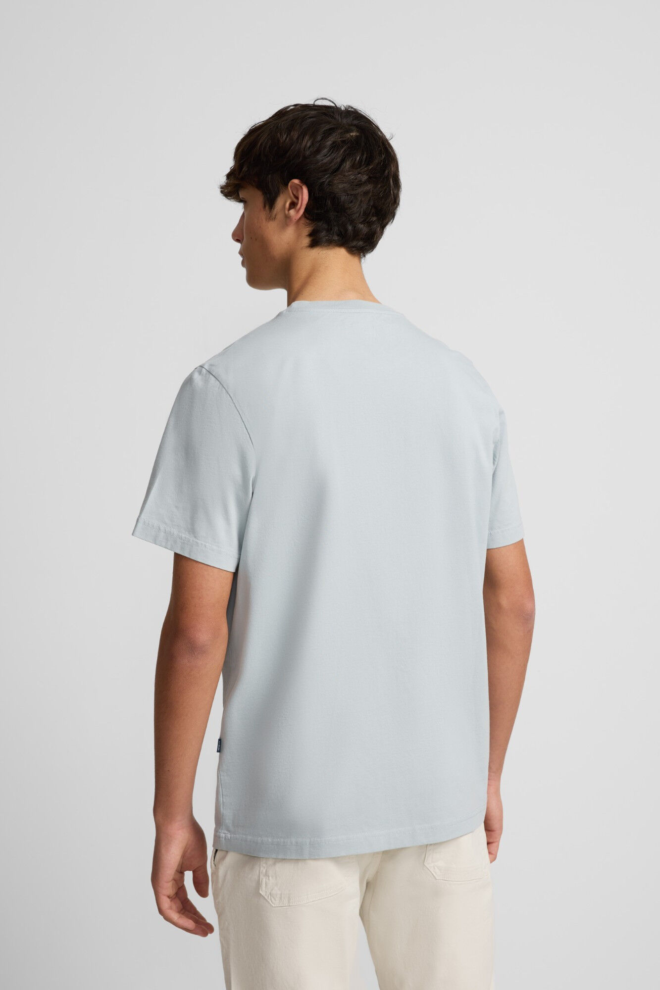 Silbon Stockings racket t-shirt Blue