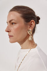 Cortefiel Petal earrings Yellow