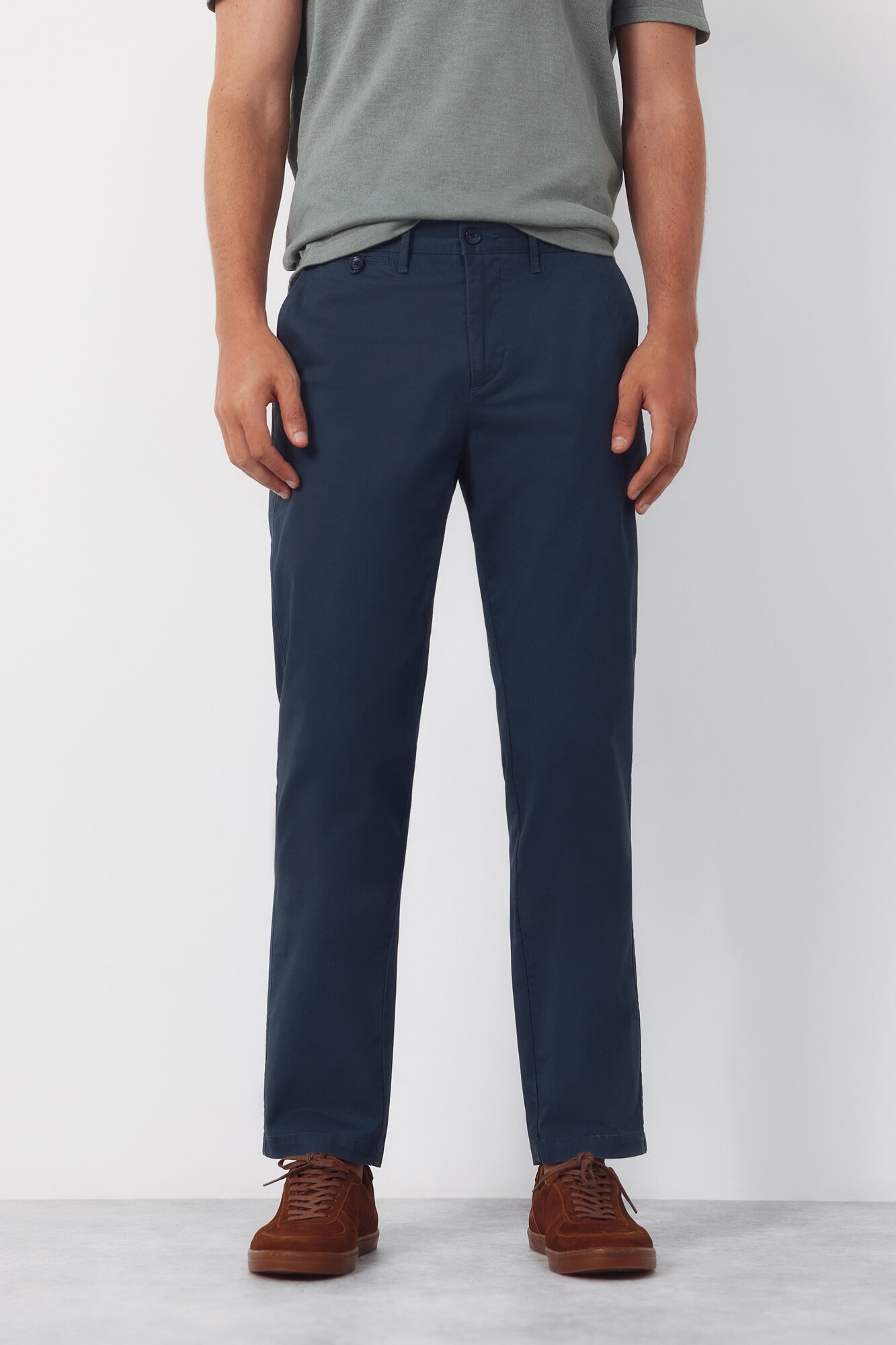Cortefiel Slim-fit print chinos pants