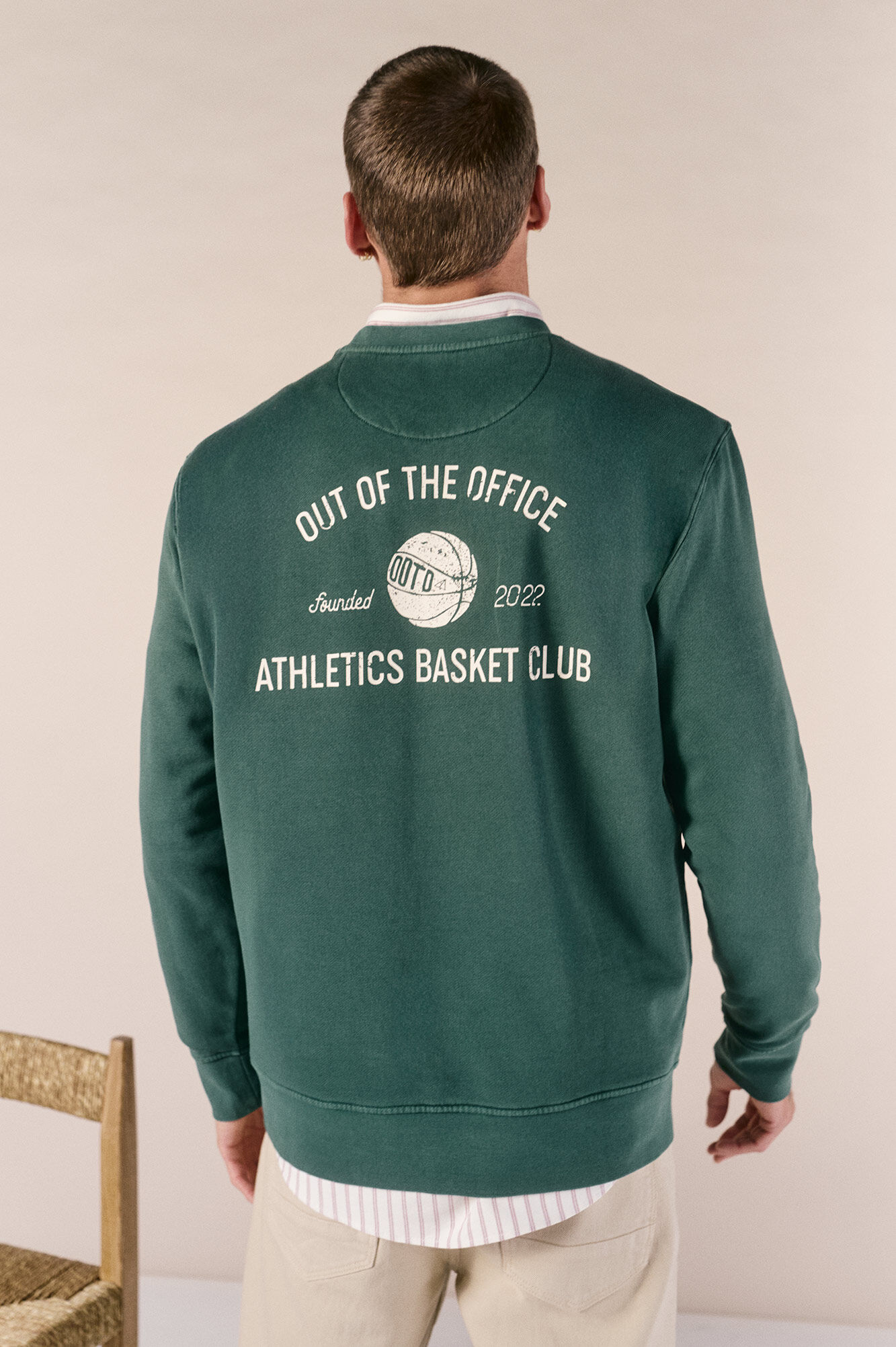 OOTO Round neck sweatshirt Green