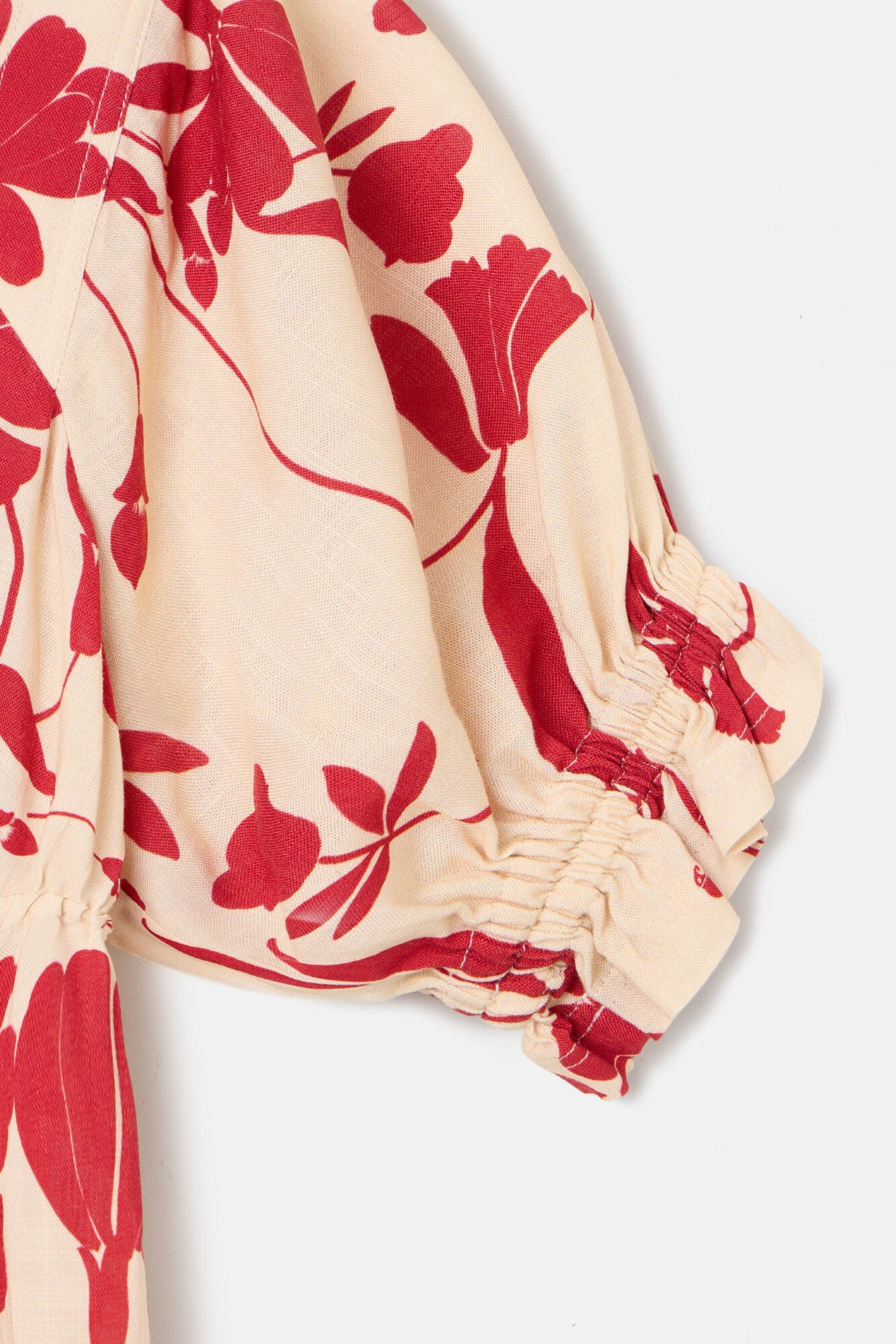 Silbon Blusa franzida  Vermelho