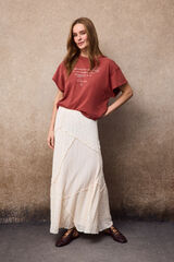 Slowlove Camiseta print Naranja