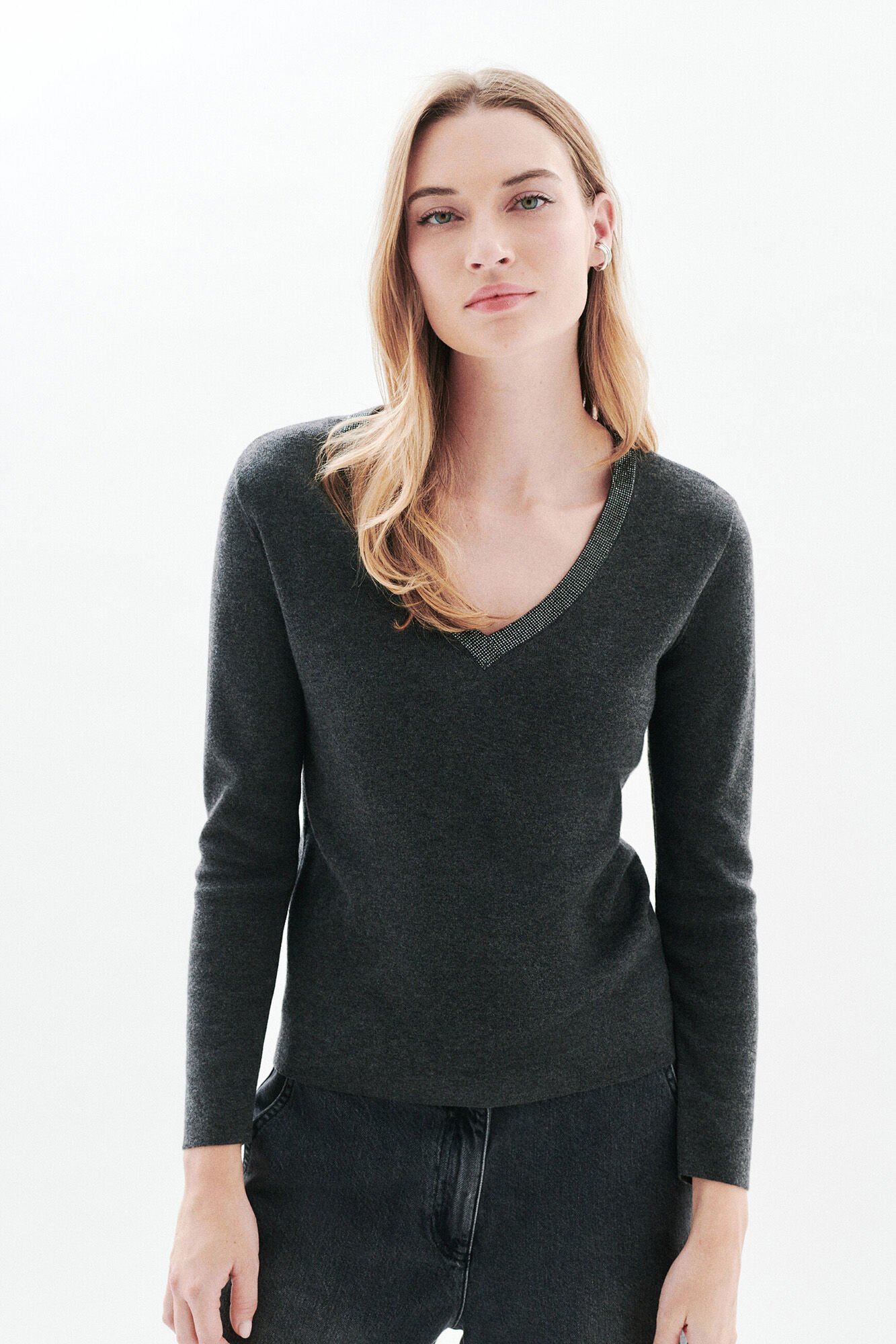 Caroll Minnie Jumper Grey