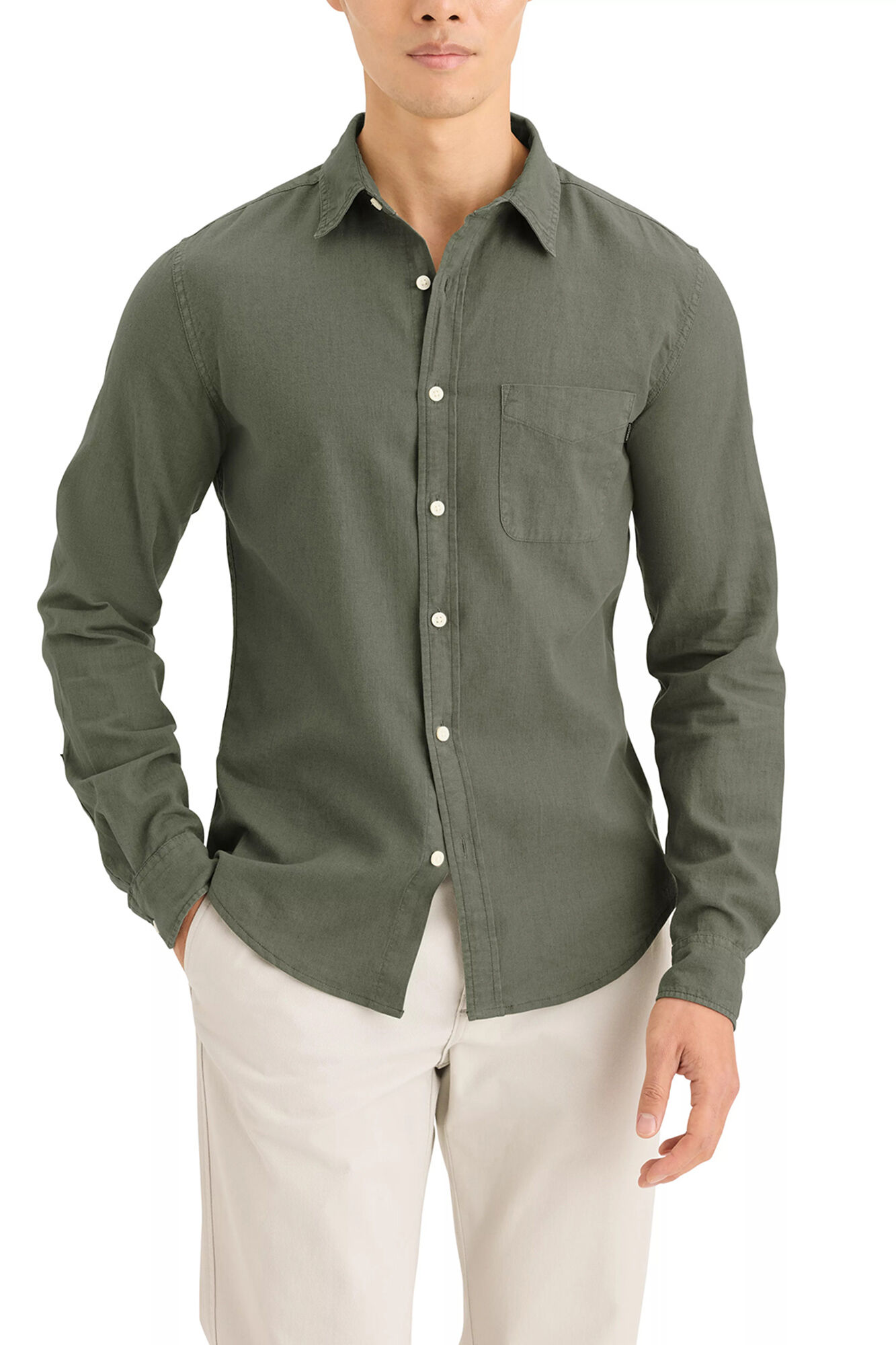 Dockers Camisa de popeline Verde