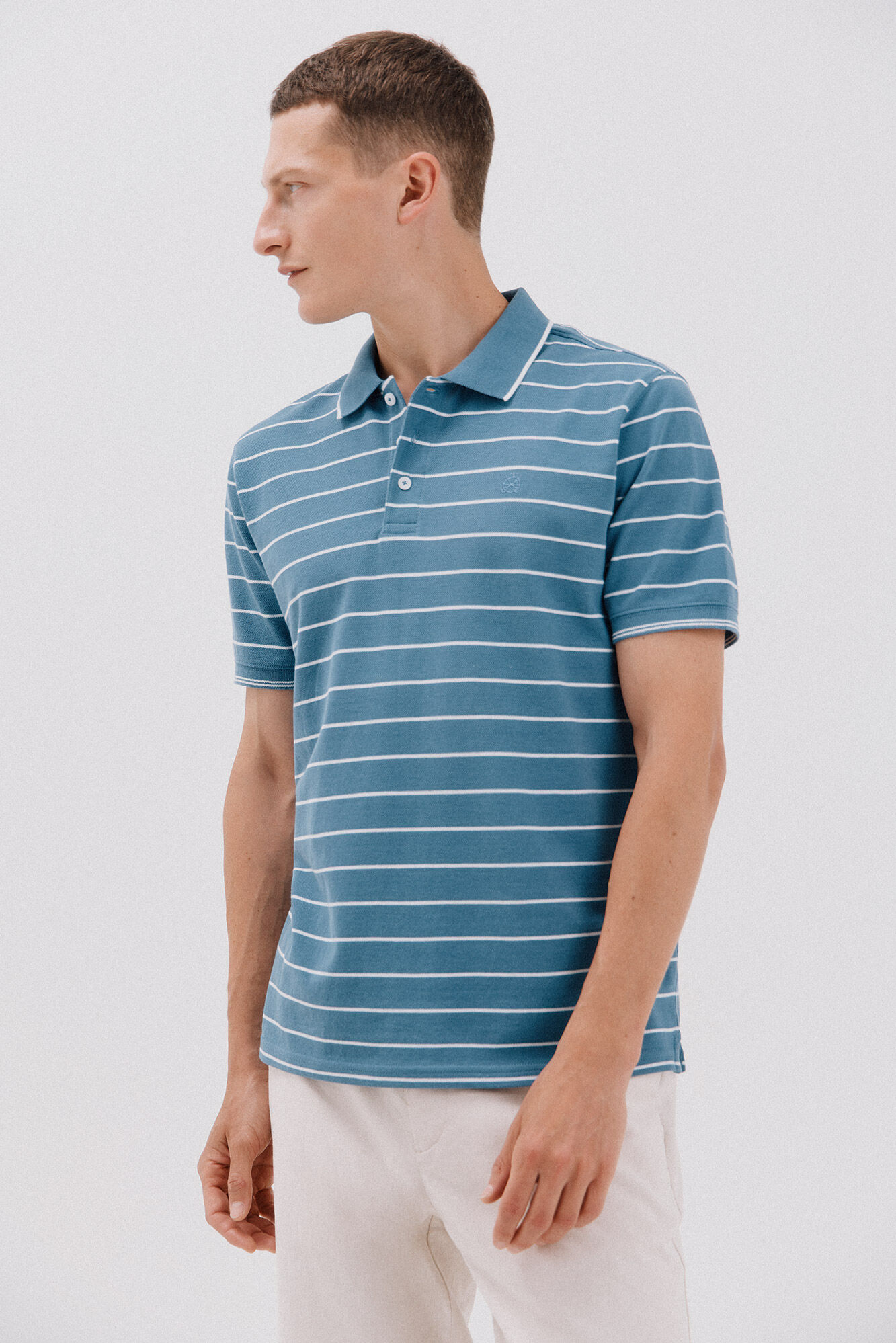 Cortefiel Striped polo shirt