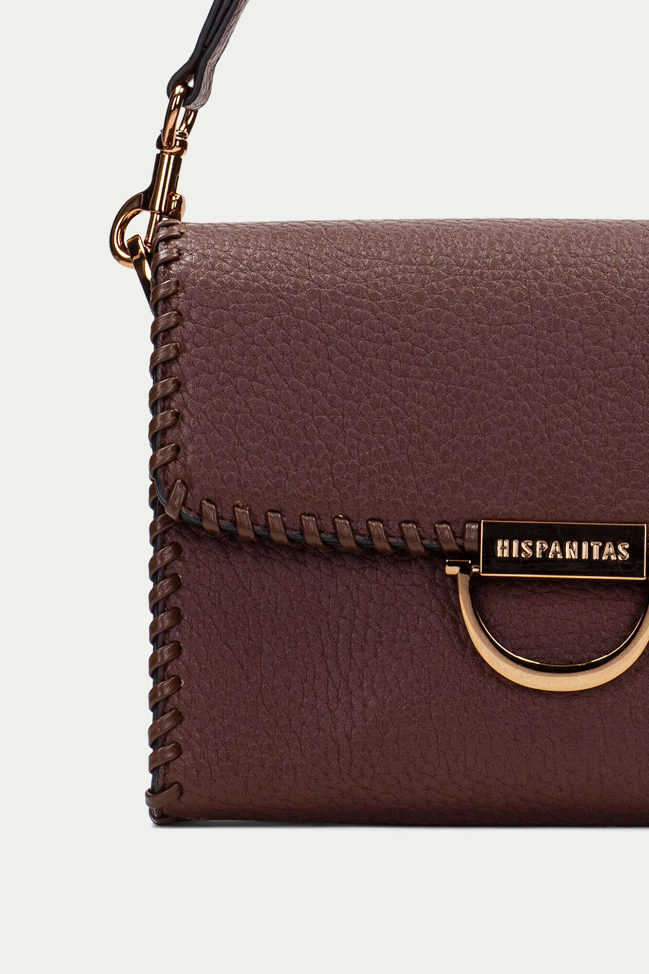 Hispanitas Bolso hobo cierre magn&eacute;tico Marr&oacute;n oscuro