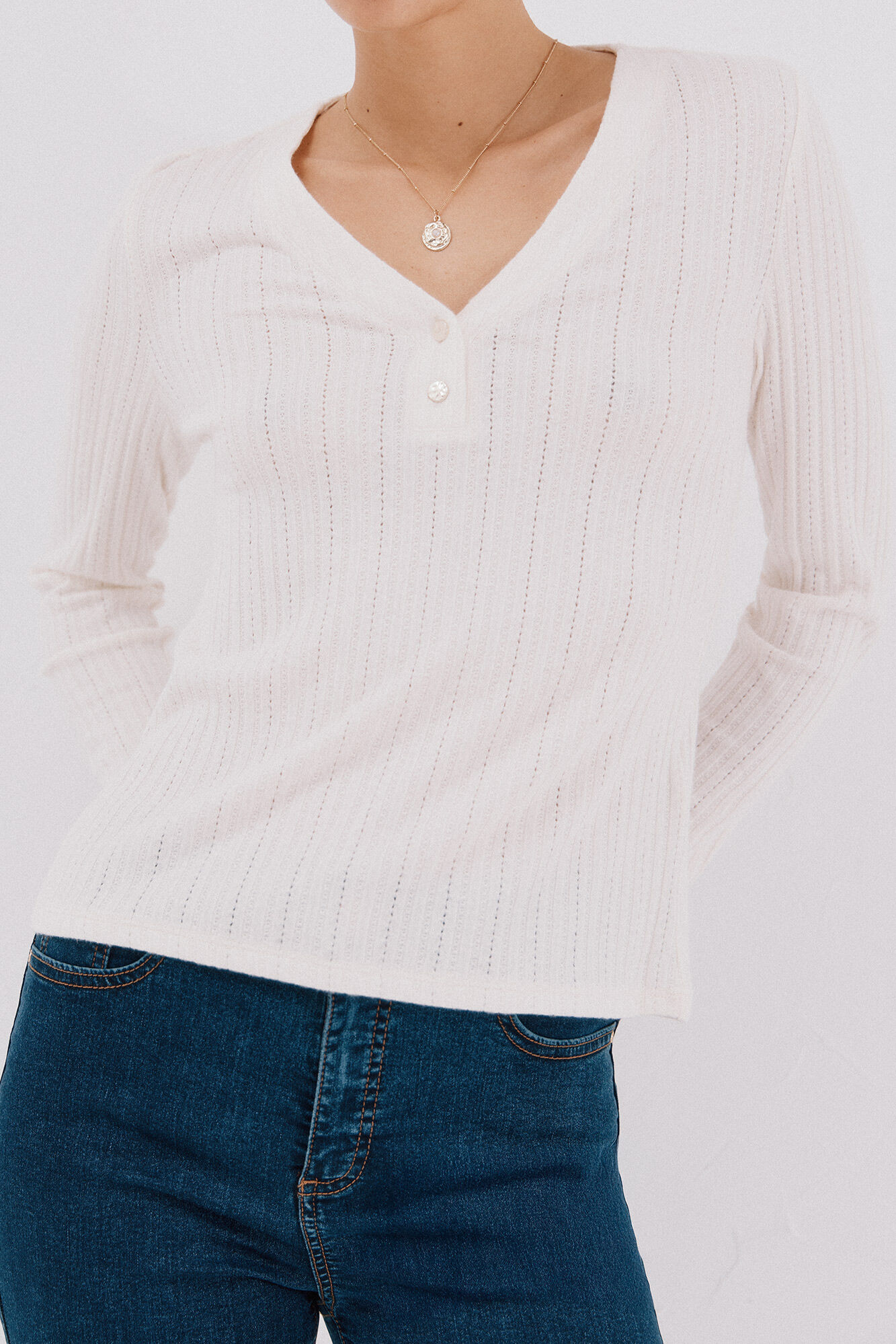 Cortefiel Baker's structured t-shirt White