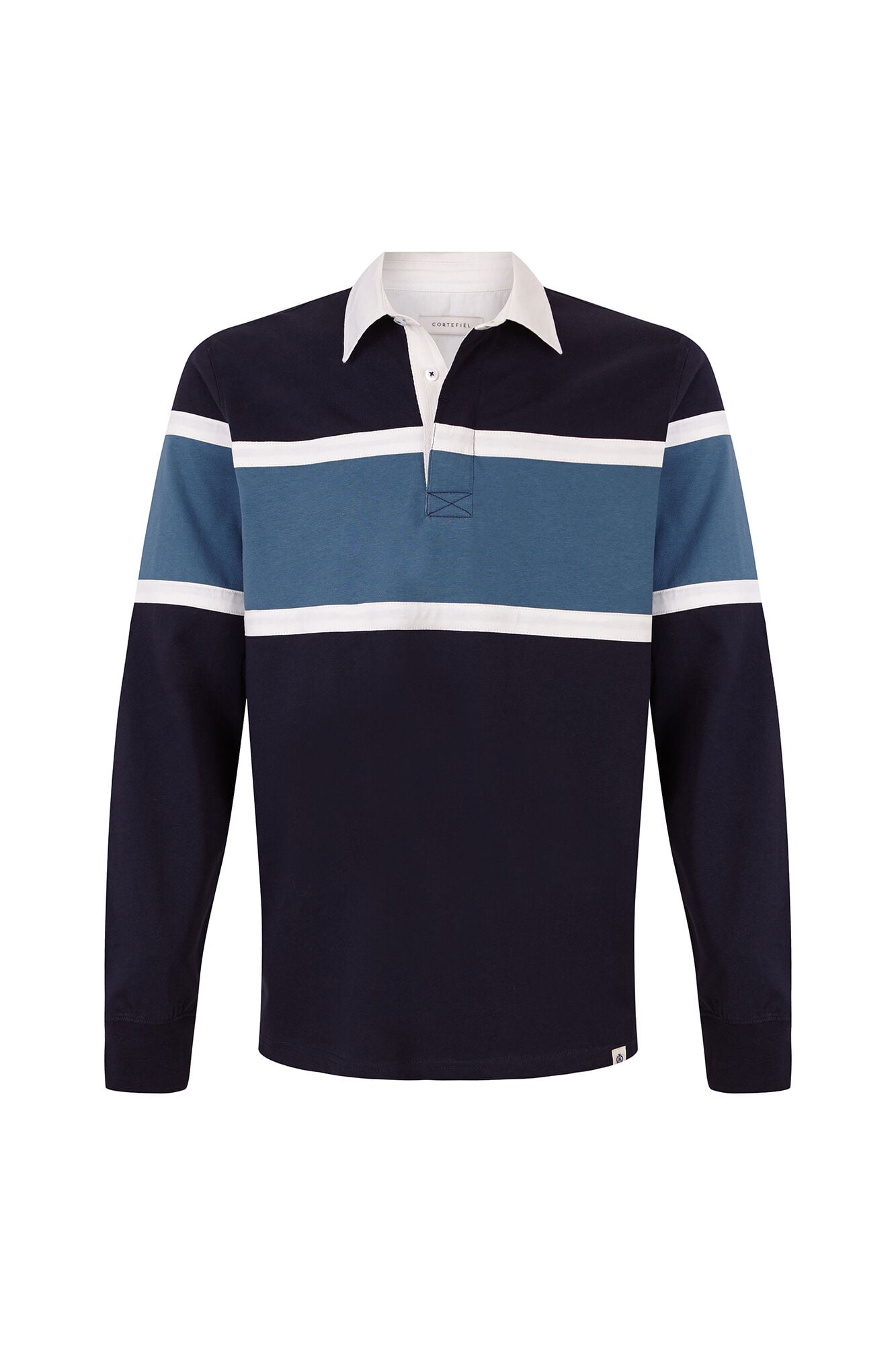 Cortefiel Rugby shirt  Navy