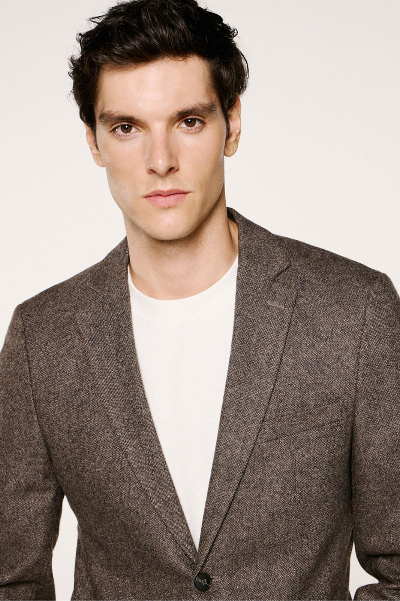 Selected Blazer de l&atilde; slim fit