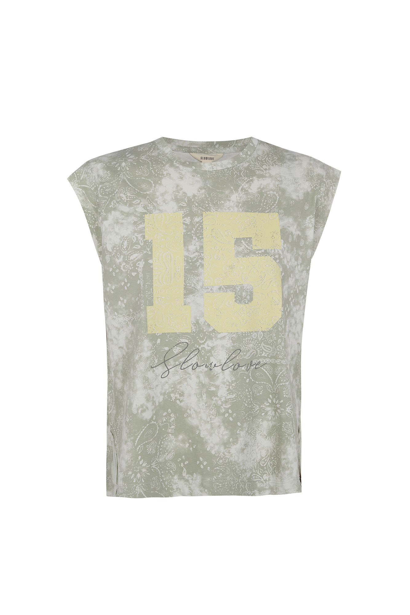 Slowlove Camiseta estampado oversize Azul