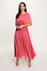 Morgan Vestido comprido drapeado Subiu