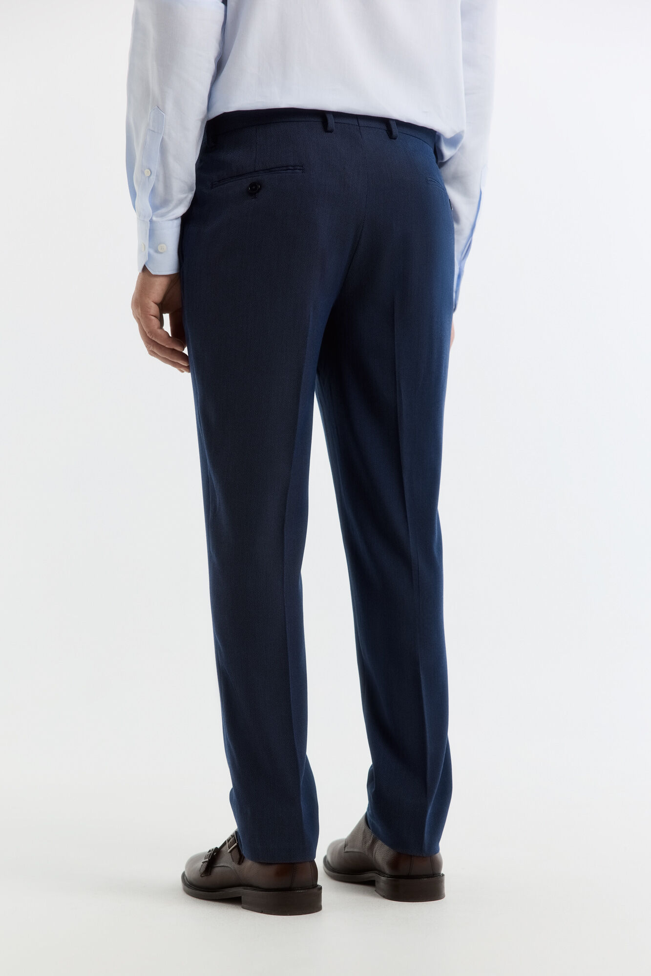 Cortefiel Houndstooth XXI Series trousers Blue