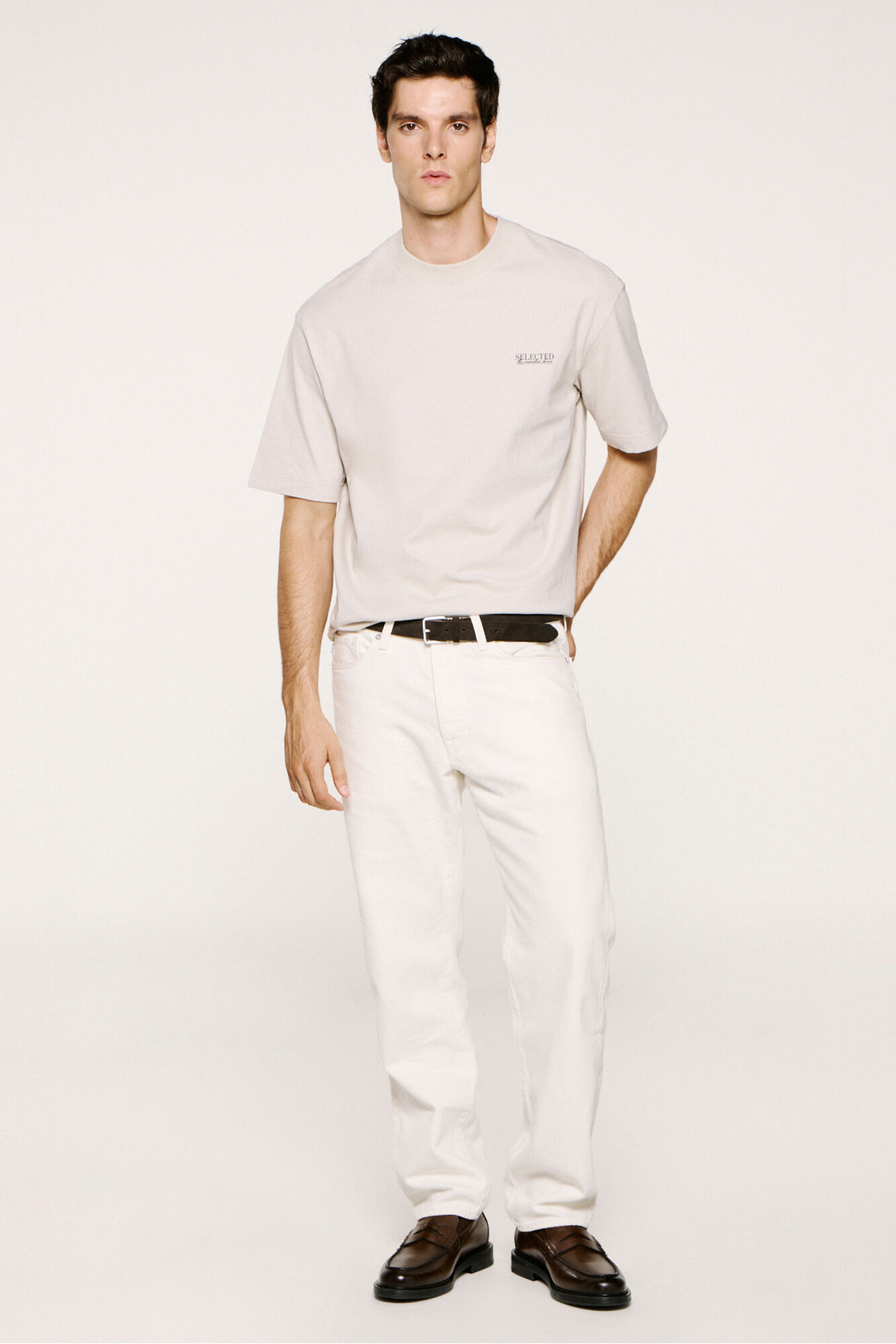 Selected Camiseta de manga corta Logo.