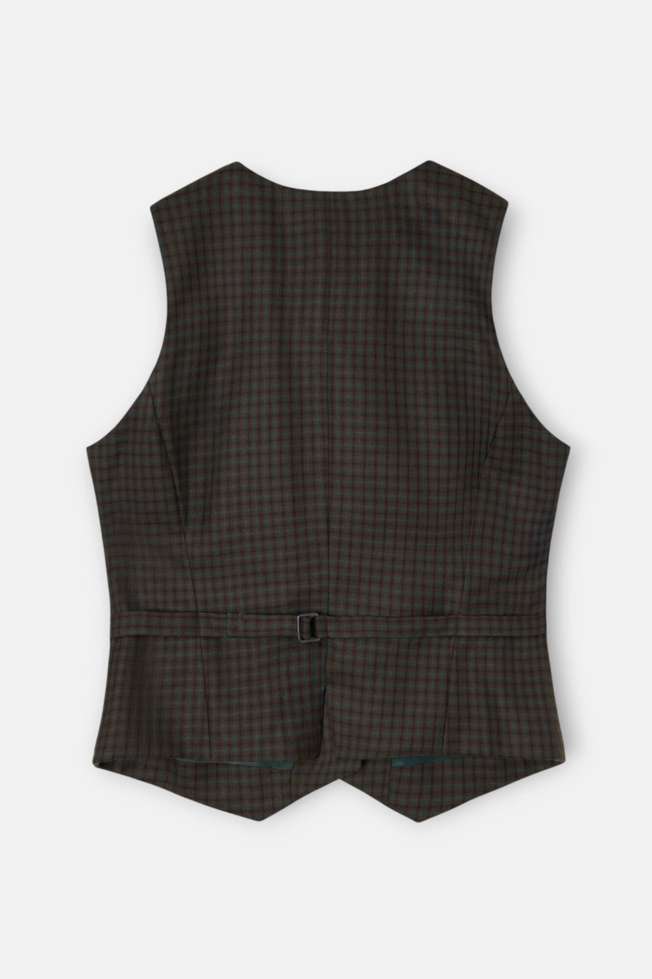 Silbon Colete xadrez colete Verde