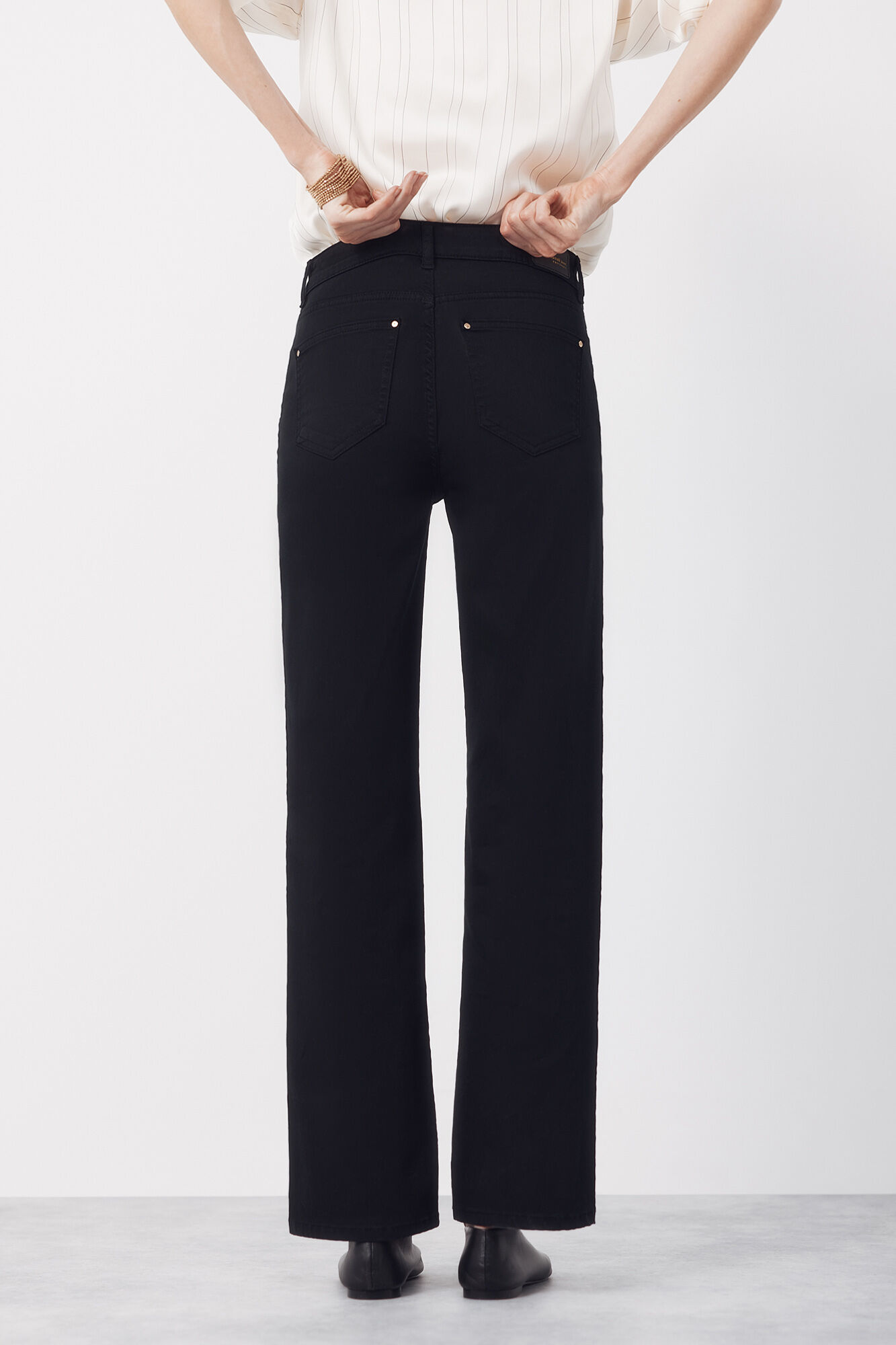 Cortefiel Sensational straight jeans Black