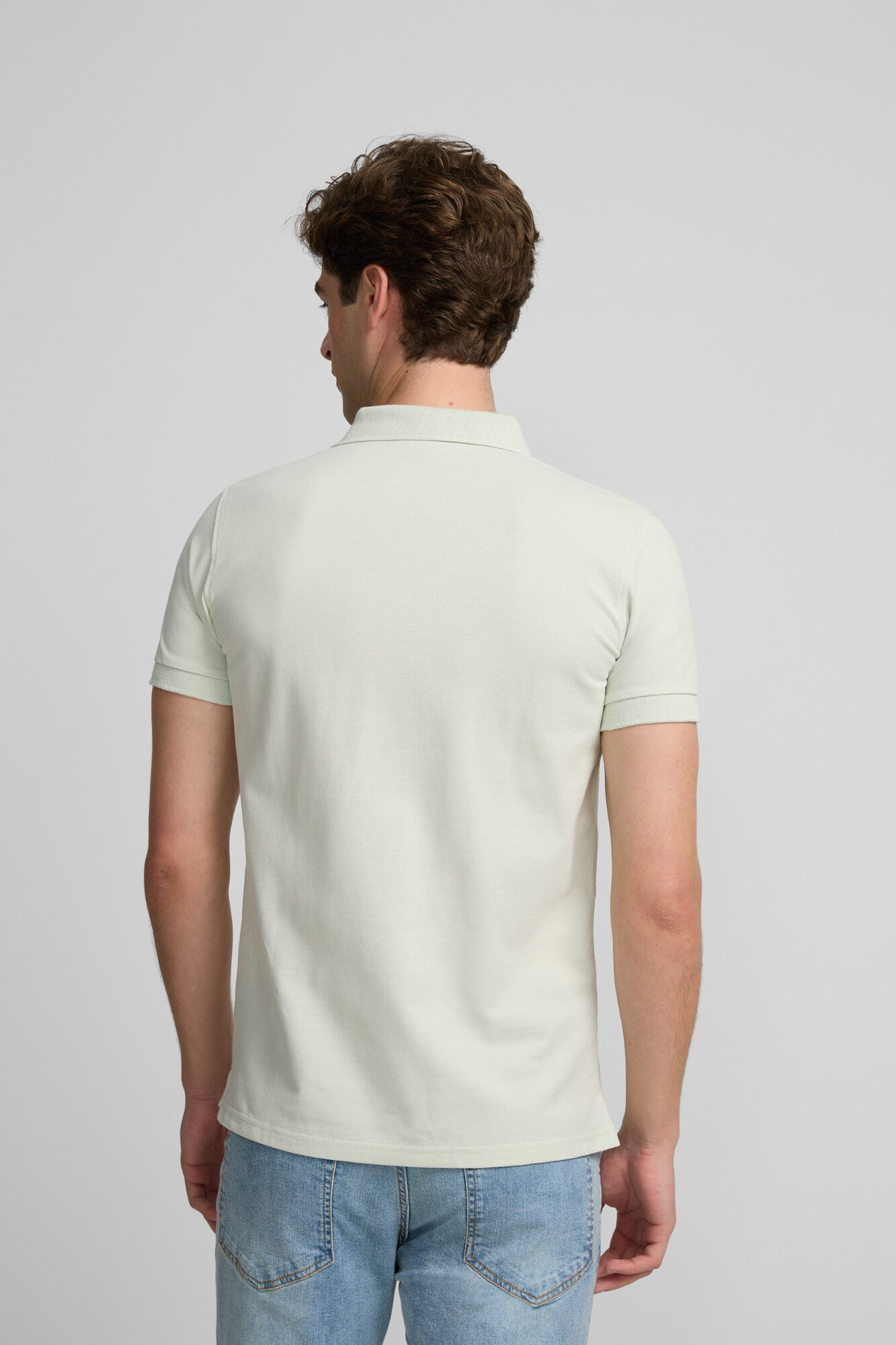 Silbon Polo cl&aacute;ssico liso Verde