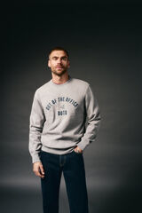 OOTO Sweatshirt caixa logo Cinzento