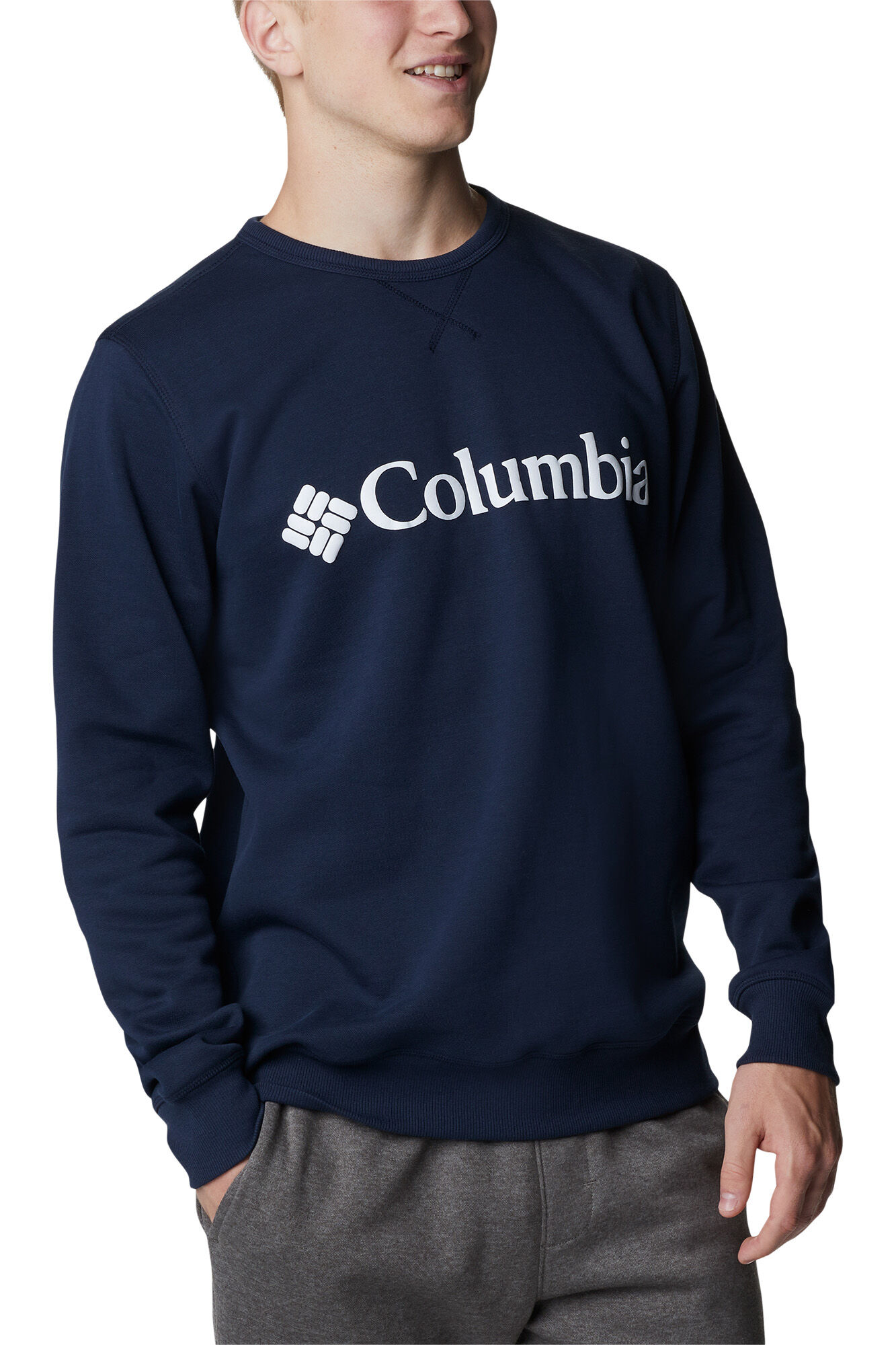 Columbia Jersey de cuello redondo con logo Columbia&trade; Turquesa