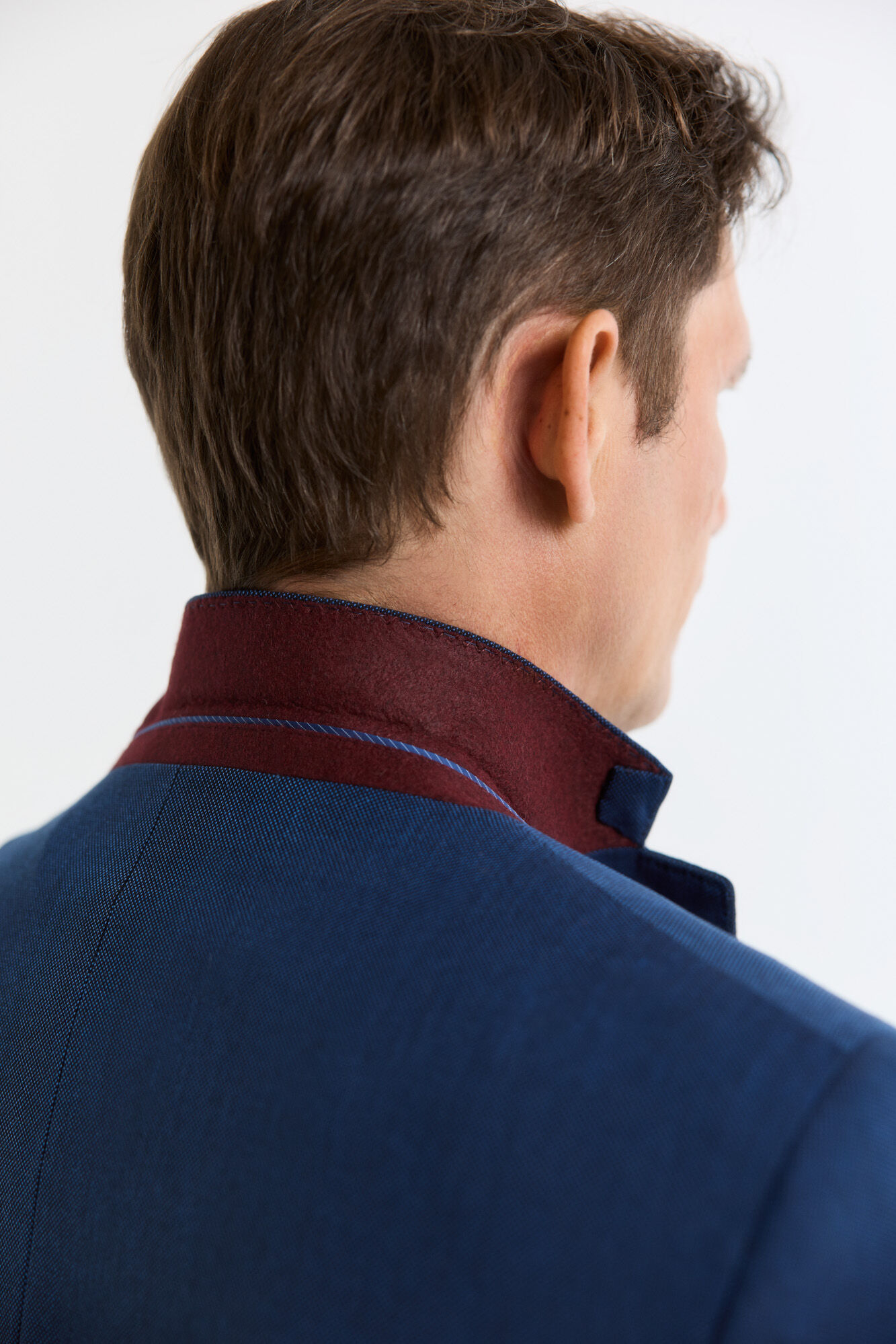 Cortefiel Birdseye Series XXI jacket Blue