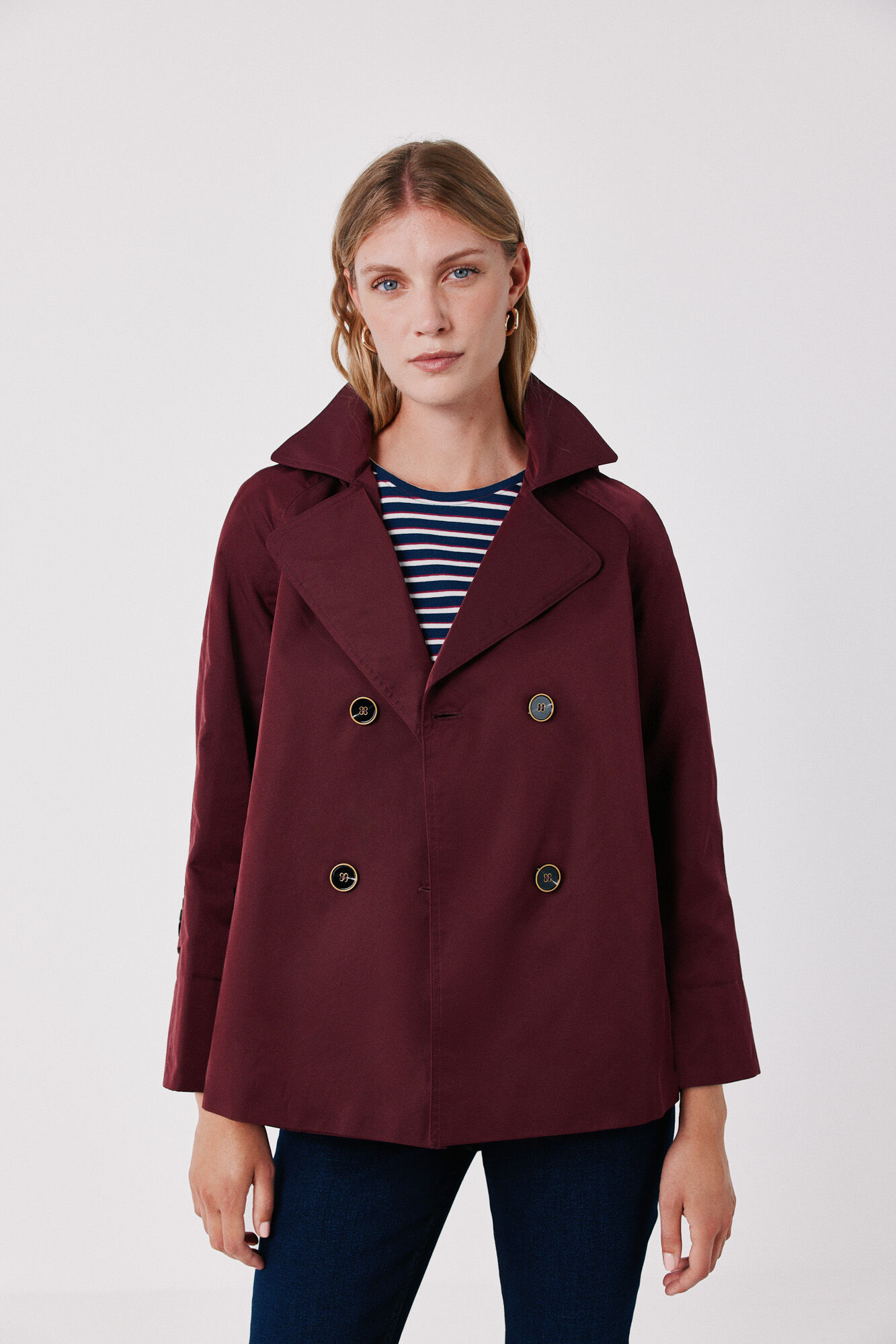 Cortefiel Short flared trench