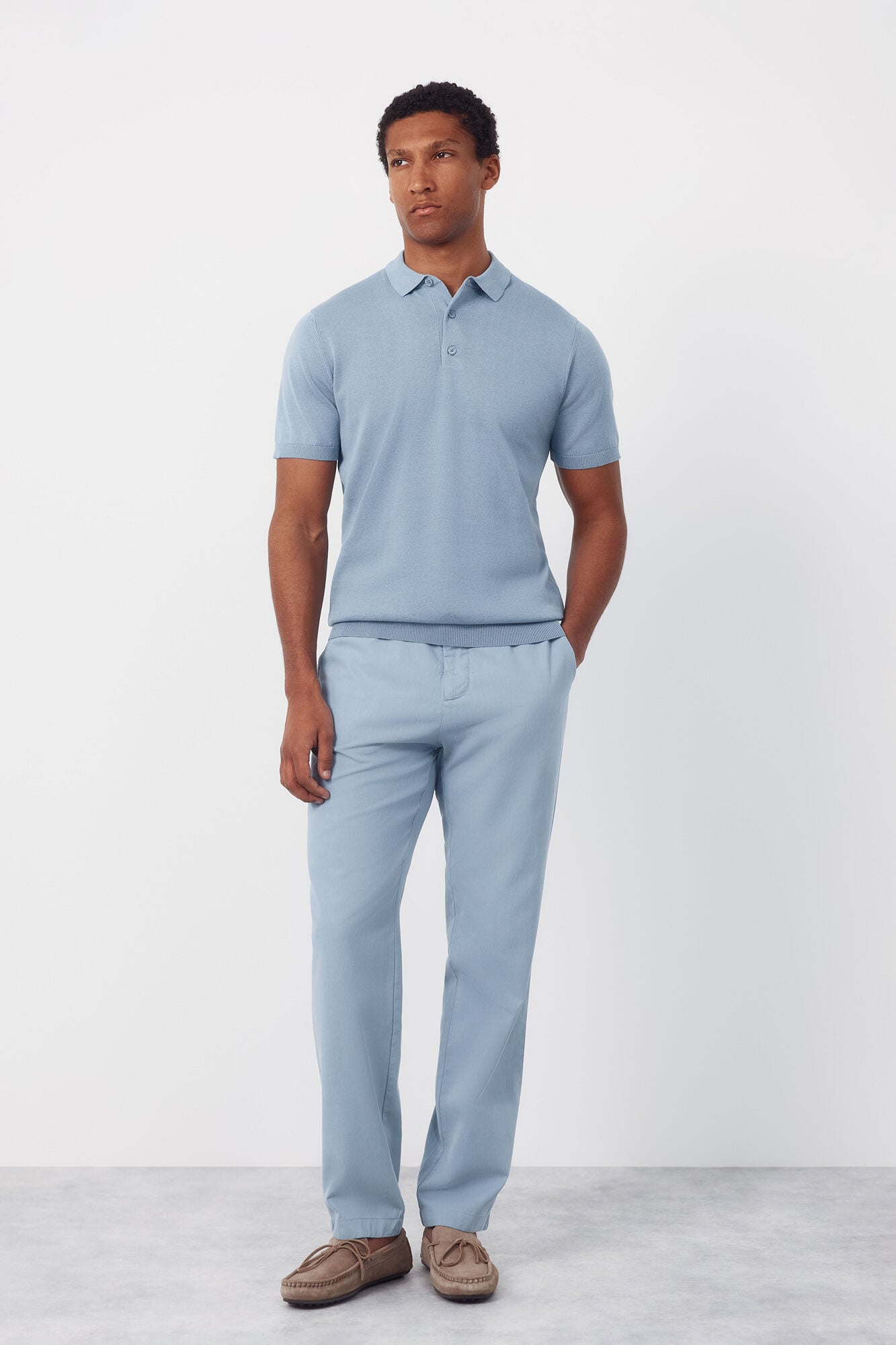 Cortefiel Basic short sleeve polo shirt