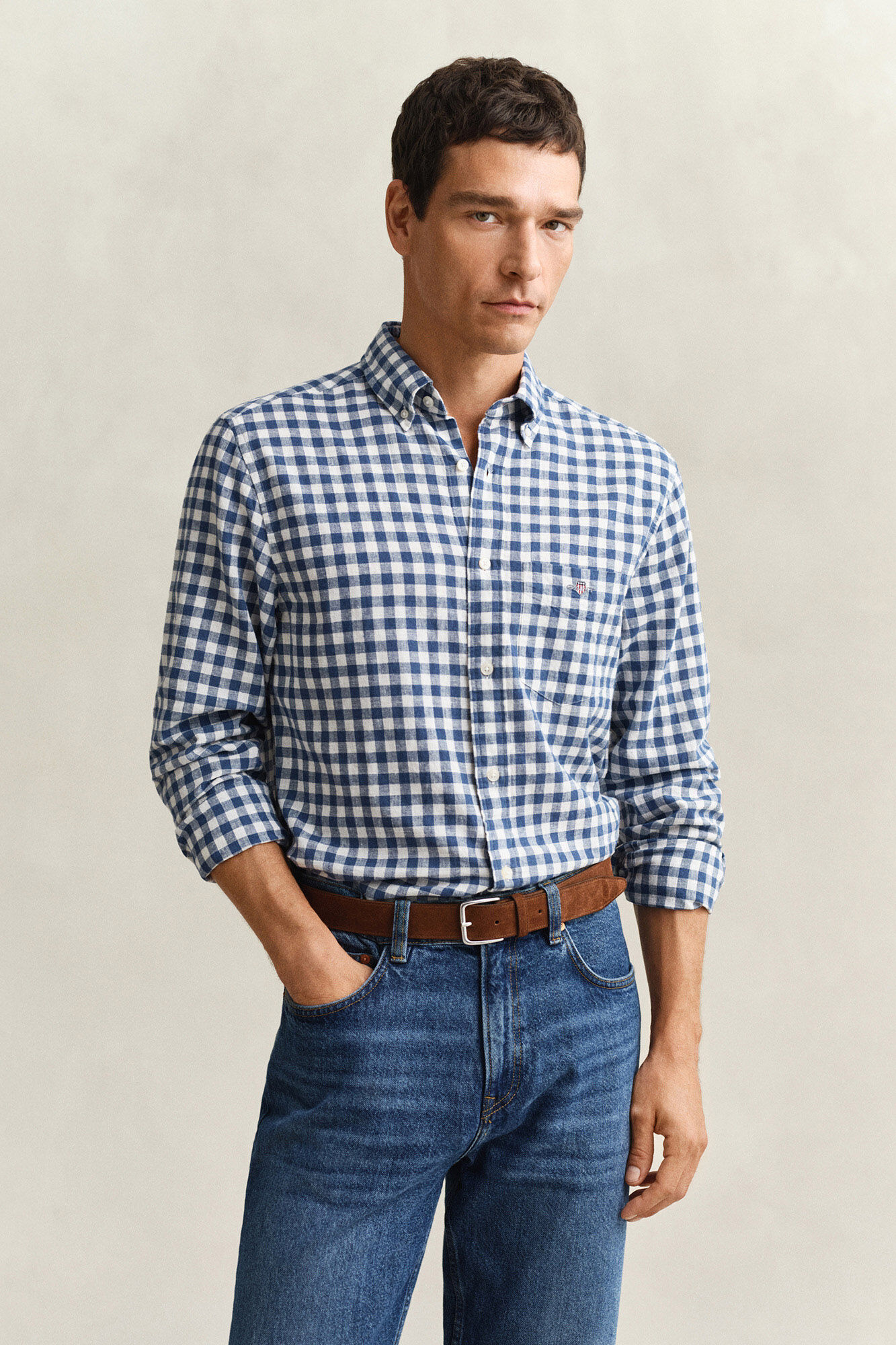 Gant Cotton and linen Regular Fit shirt
