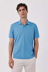 Cortefiel Polo COOLMAX&reg; piqu&eacute; Azul