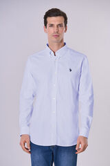 Us Polo Camisa Oxford Dirk Azul
