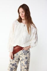 Slowlove Bomber de lace Ecru