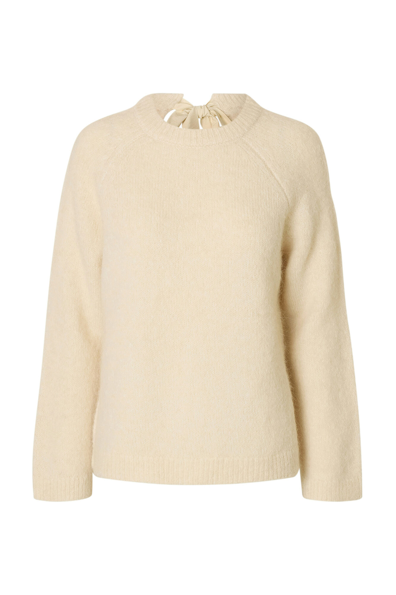 Selected Camisola de la&ccedil;ada de alpaca Tostado