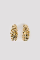 Cortefiel Drop-shaped ring pendant Gold