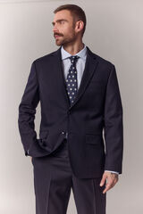 OOTO Blazer de fato espiga Azul