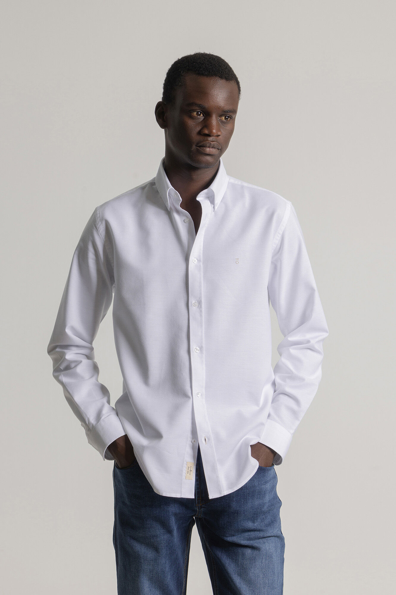 PuroEGO Camisa oxford corte slim