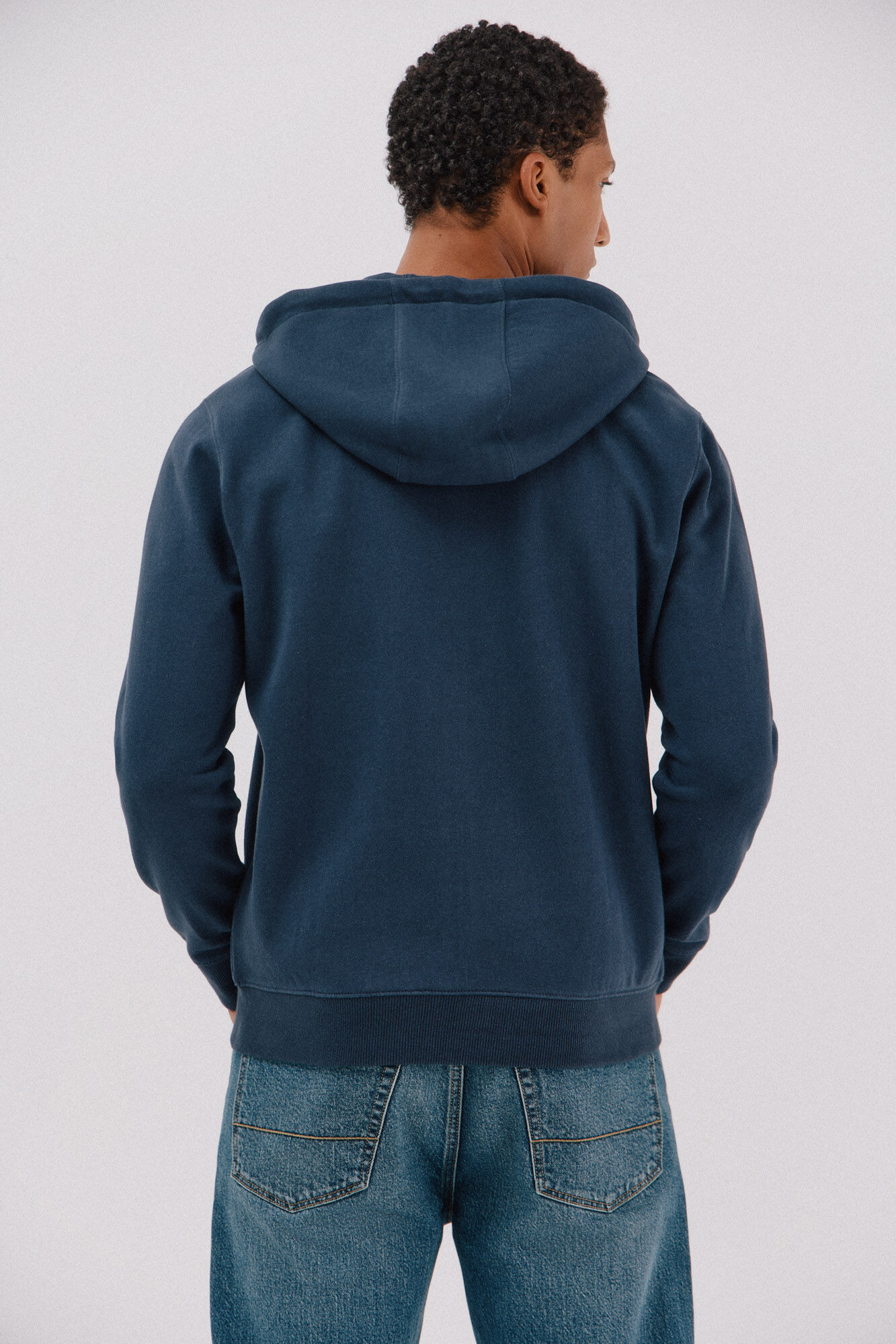Cortefiel C&aacute;rdigan con capucha Azul marino
