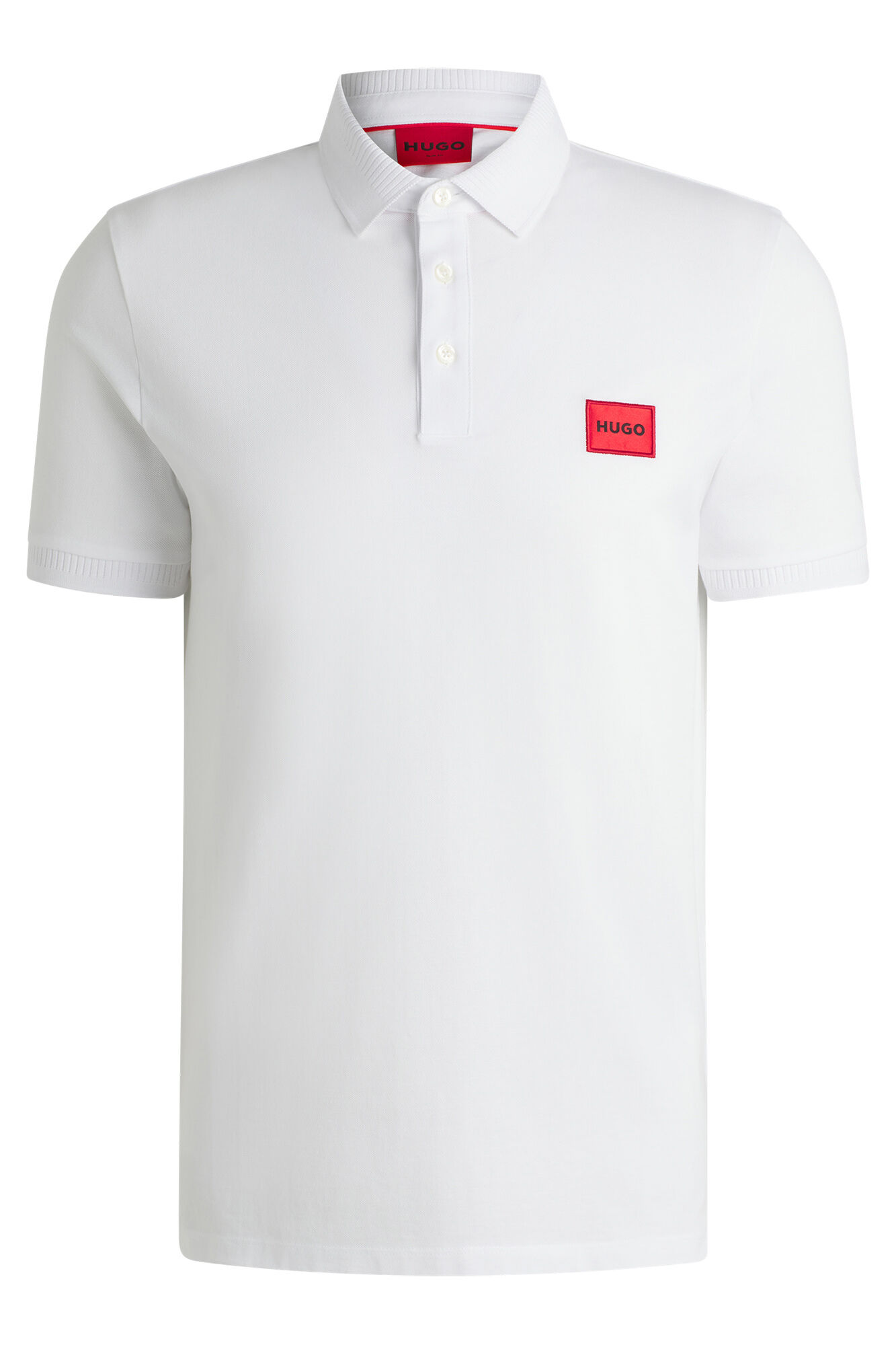 HUGO Polo de manga curta Branco
