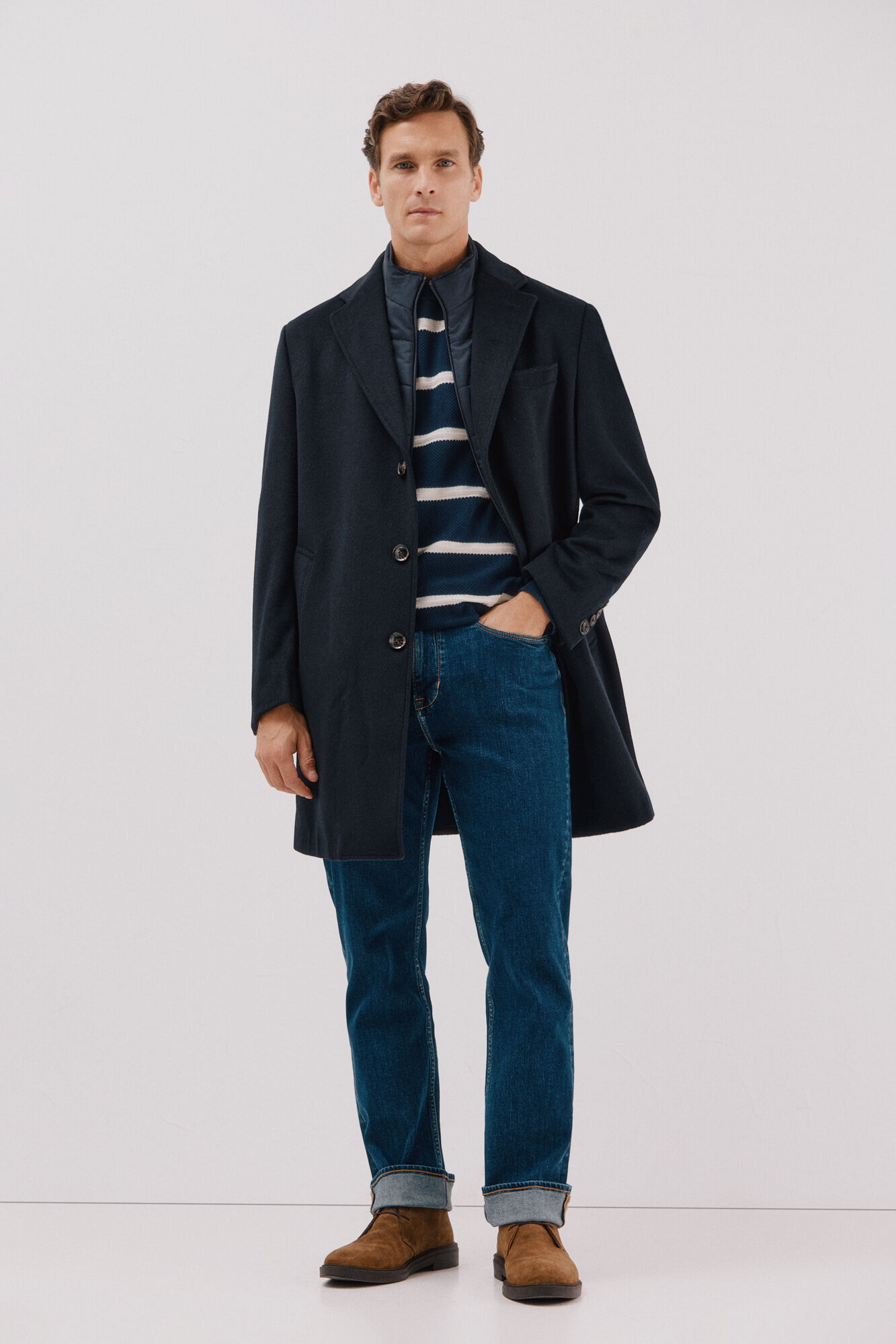 Cortefiel Removable lining coat