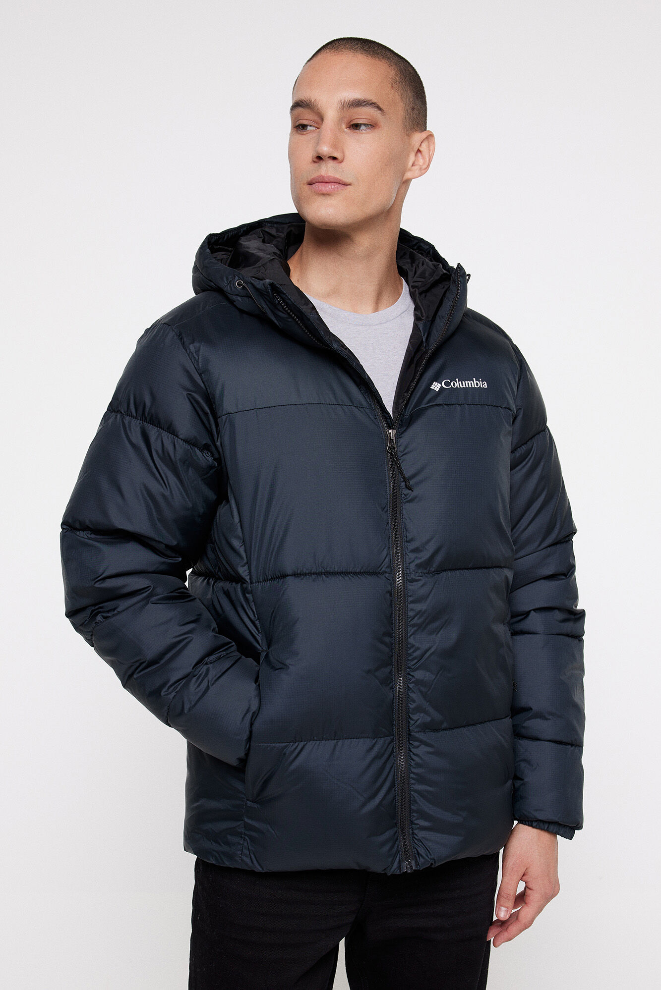 Columbia Columbia Puffect&trade; hooded puffer jacket for men Black